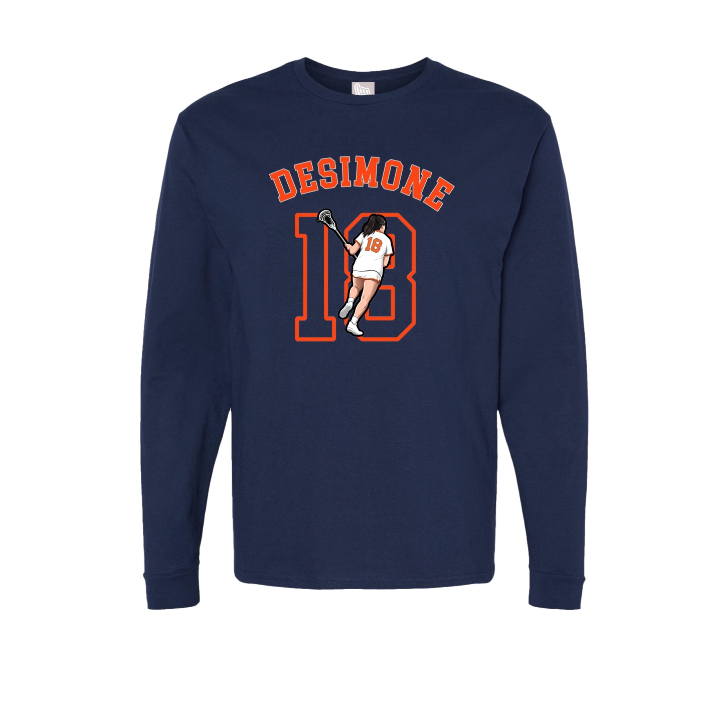 Long Sleeve Tee — Shirsey Arch in Navy