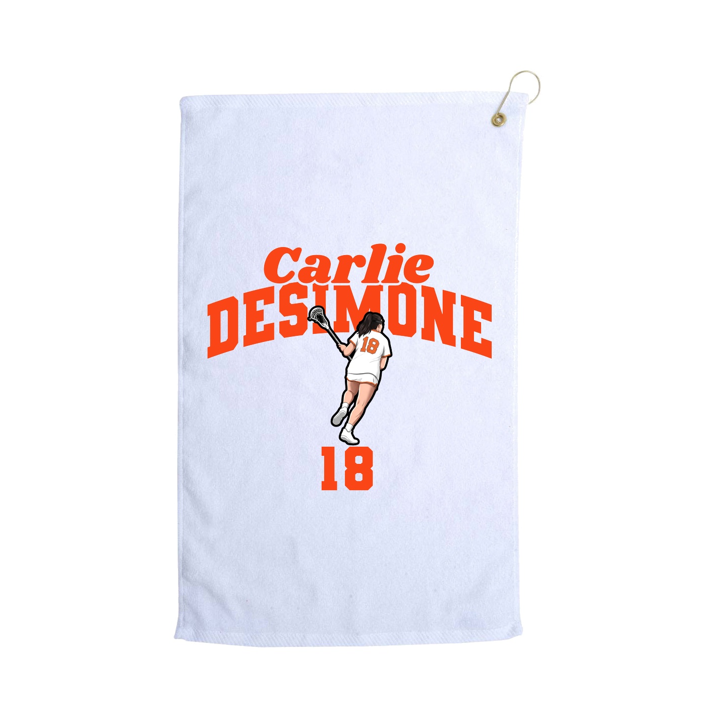 Golf Towel — Signature Arch in White