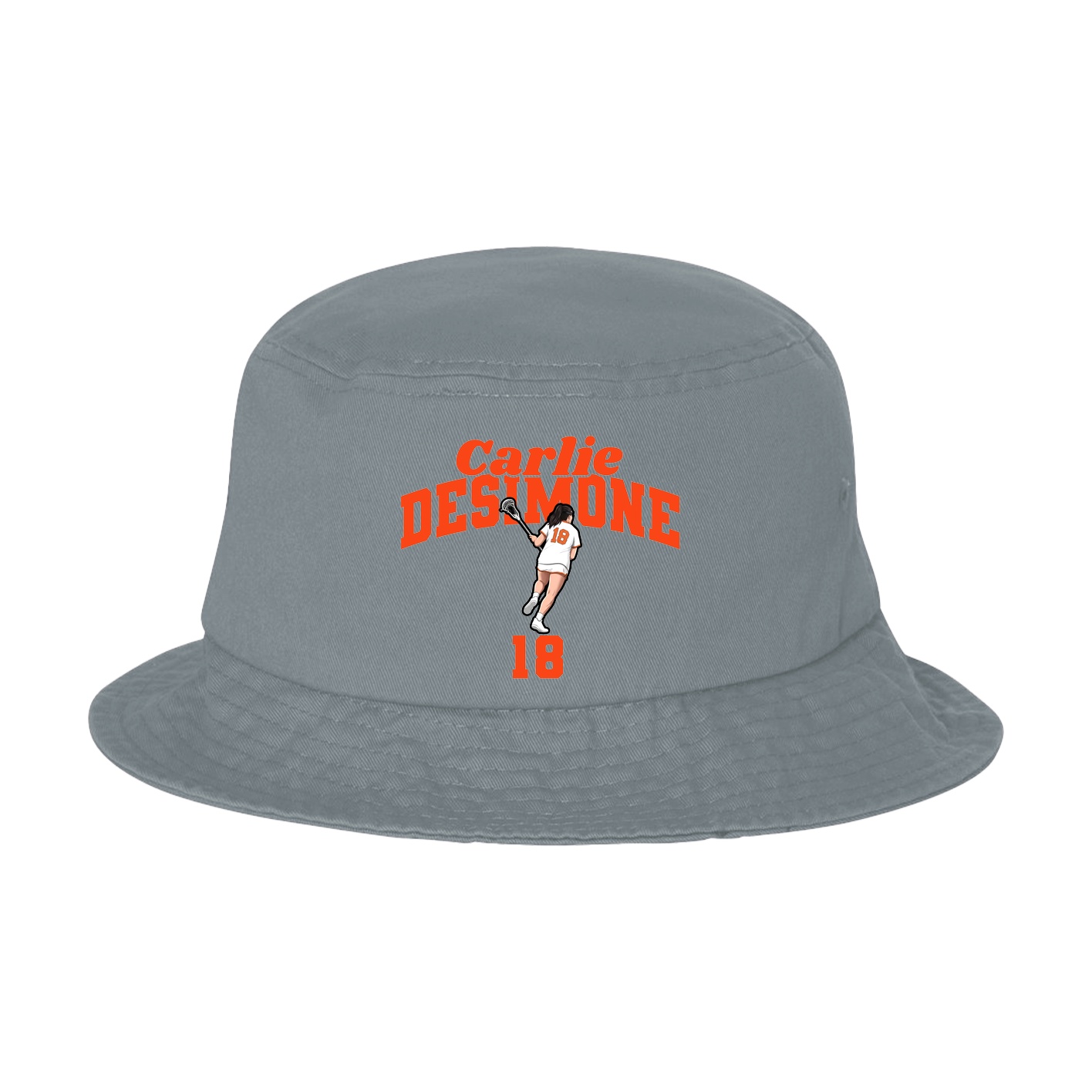 Bucket Cap — Signature Arch in Grey