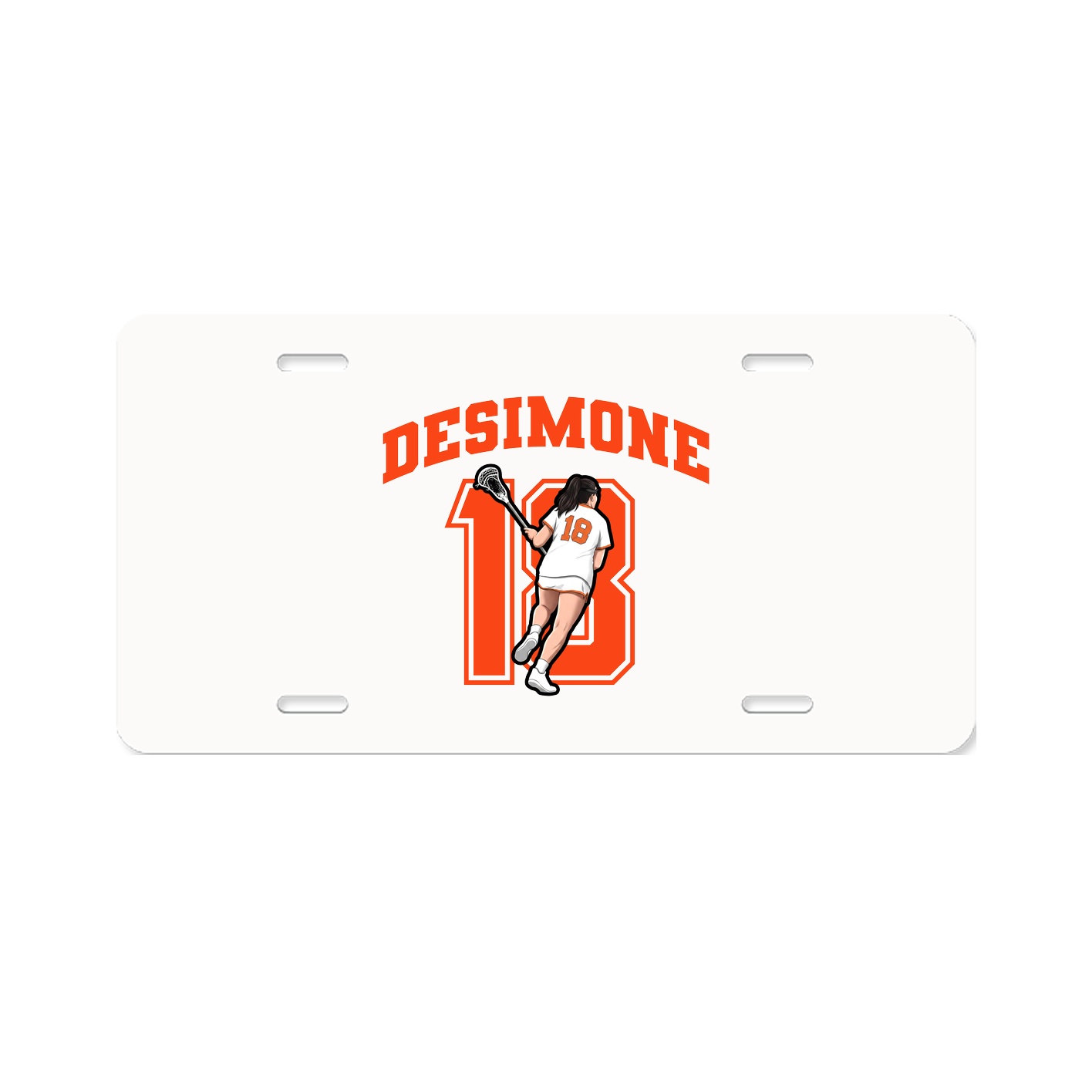 License Plate — Number in Classic