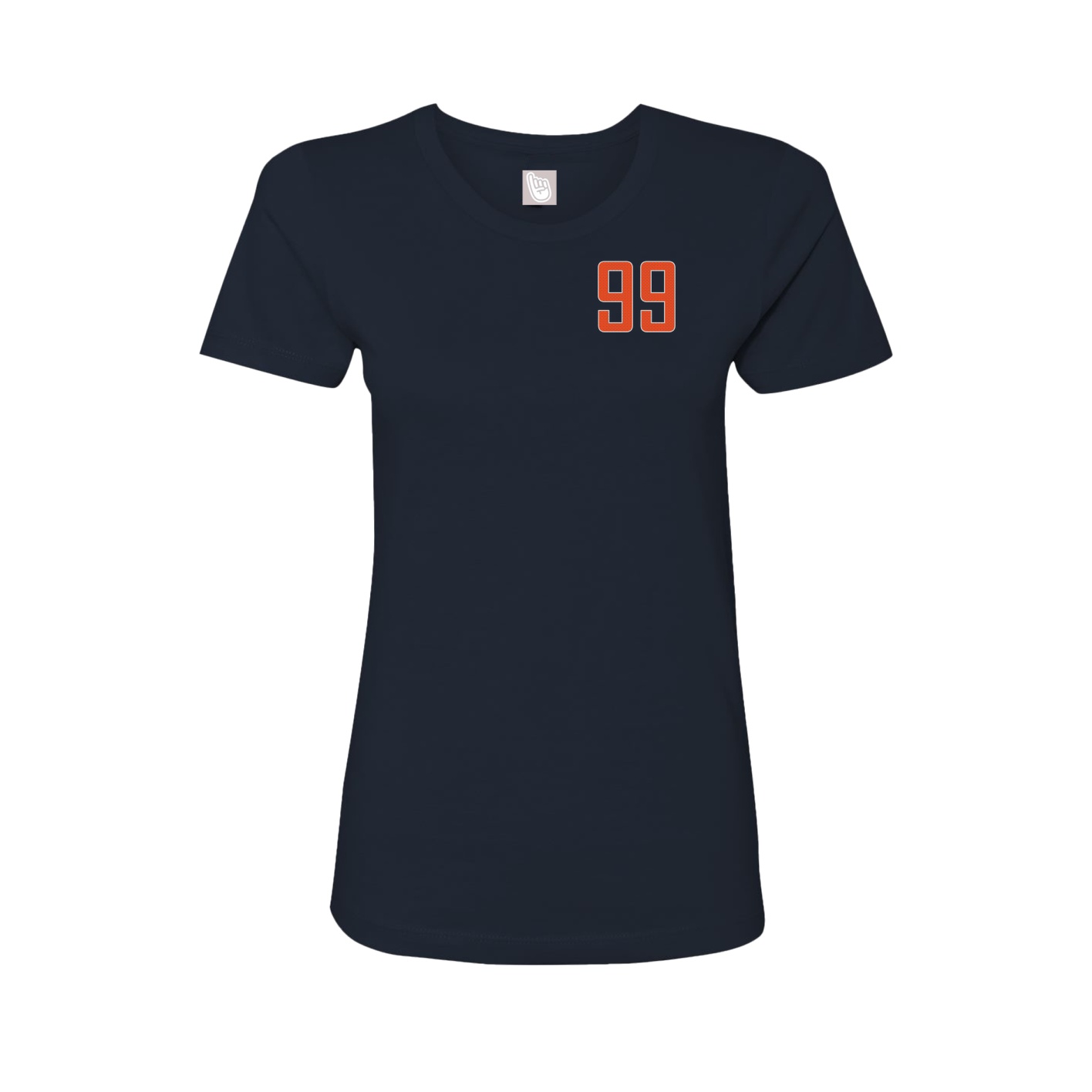 Fitted Women's Tee — Front Shirsy in Navy