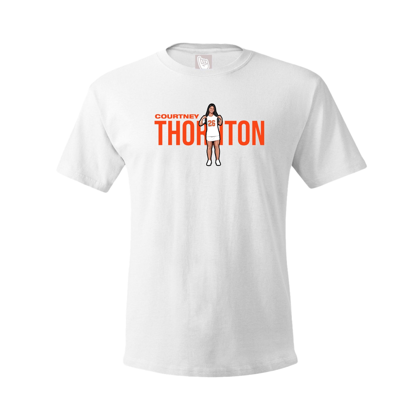 Youth Tee — Player Name in White