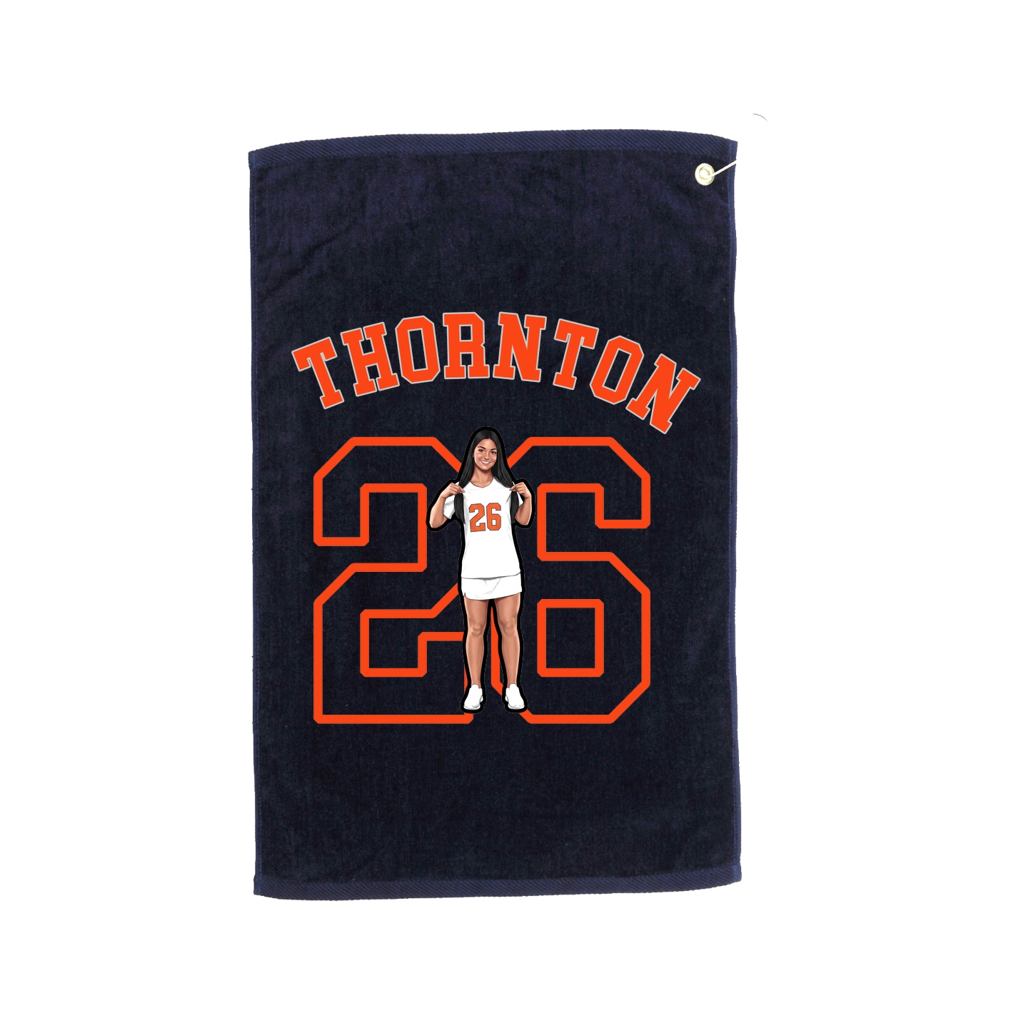 Golf Towel — Shirsey Arch in Navy