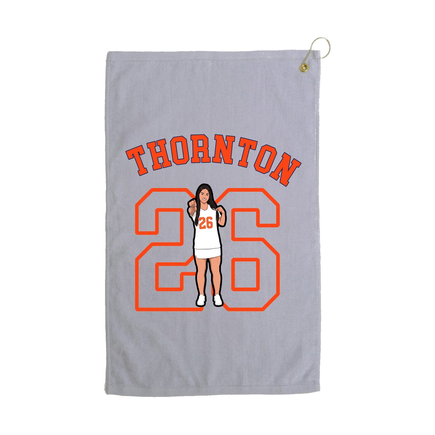 Golf Towel — Shirsey Arch in Grey