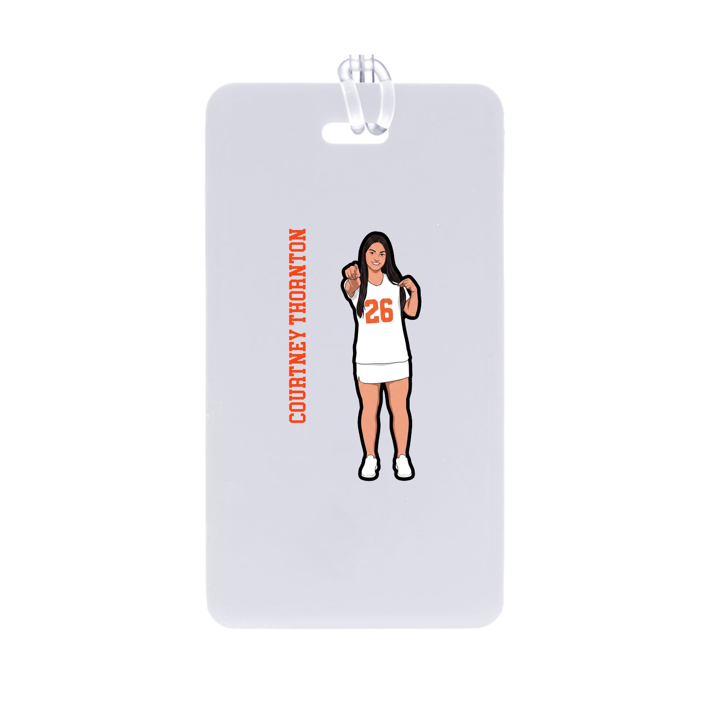 Bag Tag — Name Vertical in Classic