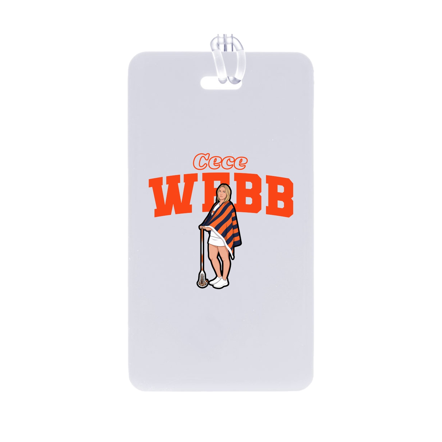 Bag Tag — Name Arch in Classic