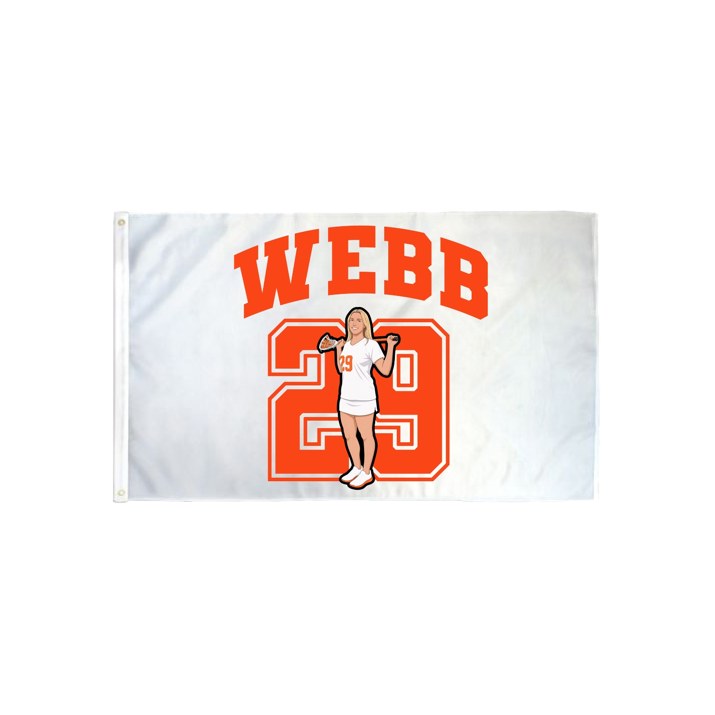 3x5 Flag — Number in Classic
