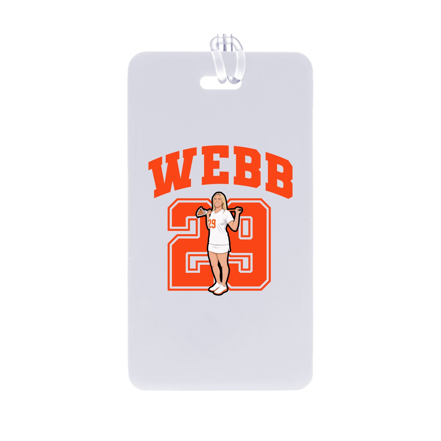 Bag Tag — Number in Classic