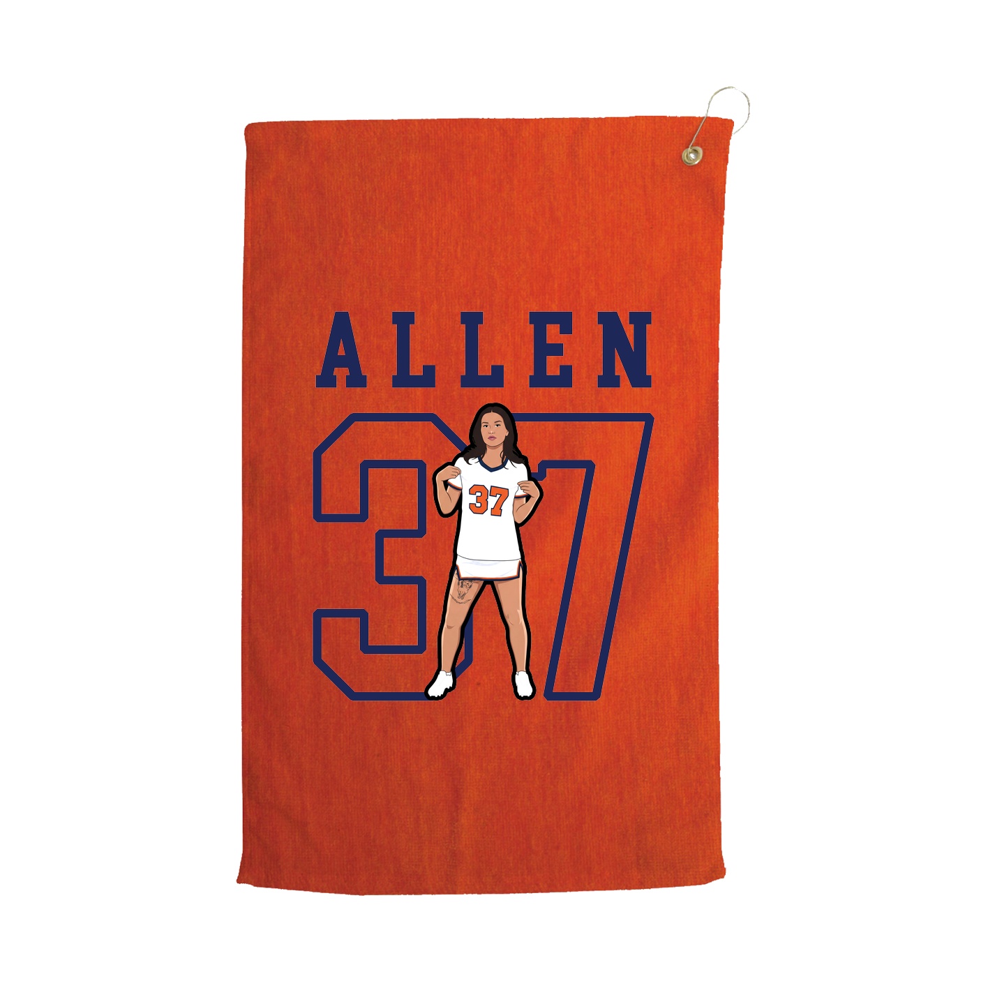 Golf Towel — Shirsey in Orange