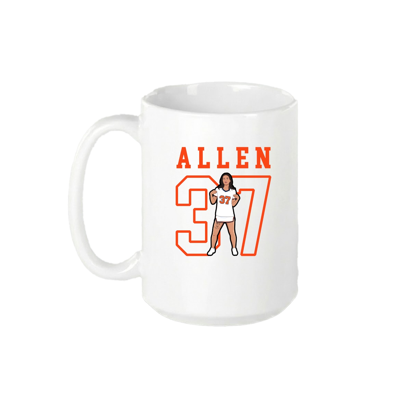 15oz Coffee Mug — Shirsey in White