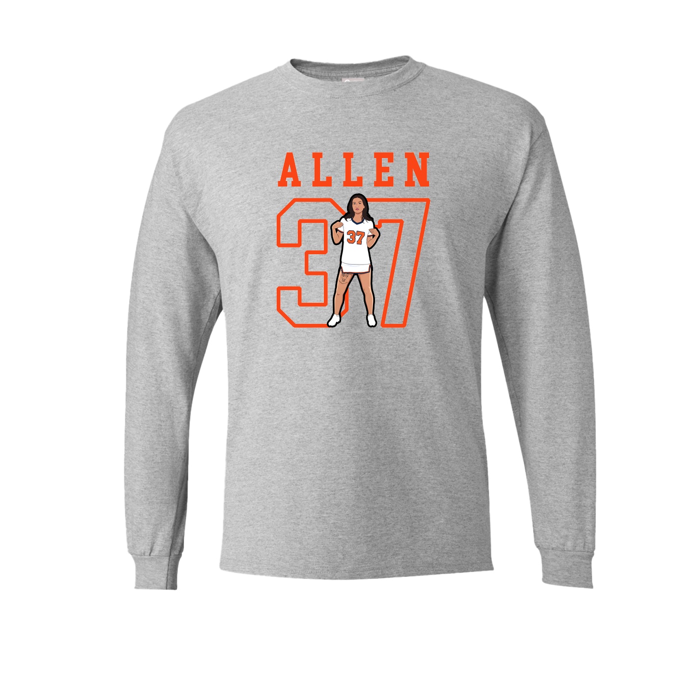 Long Sleeve Tee — Shirsey in Grey