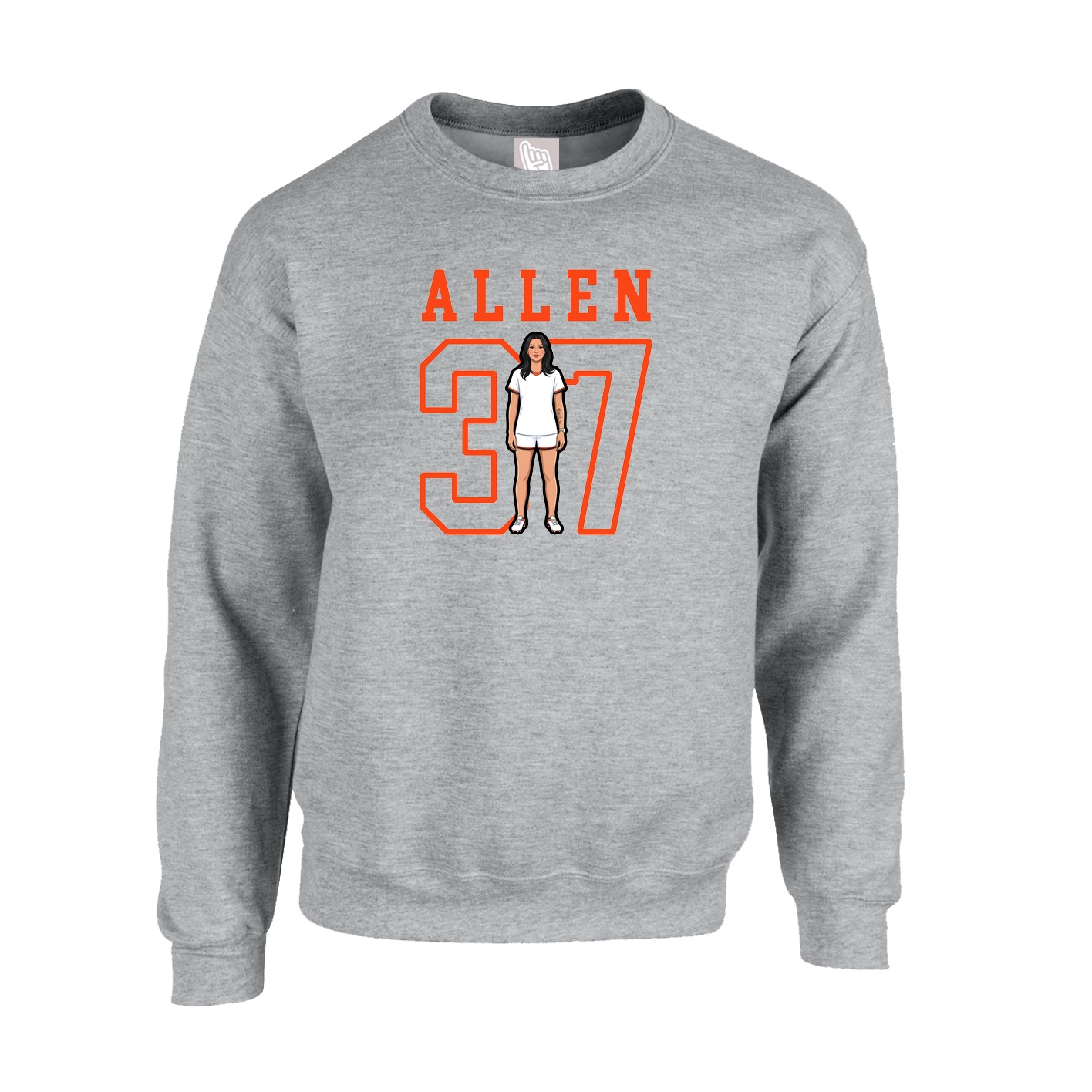 Fleece Crew — Shirsey in Grey