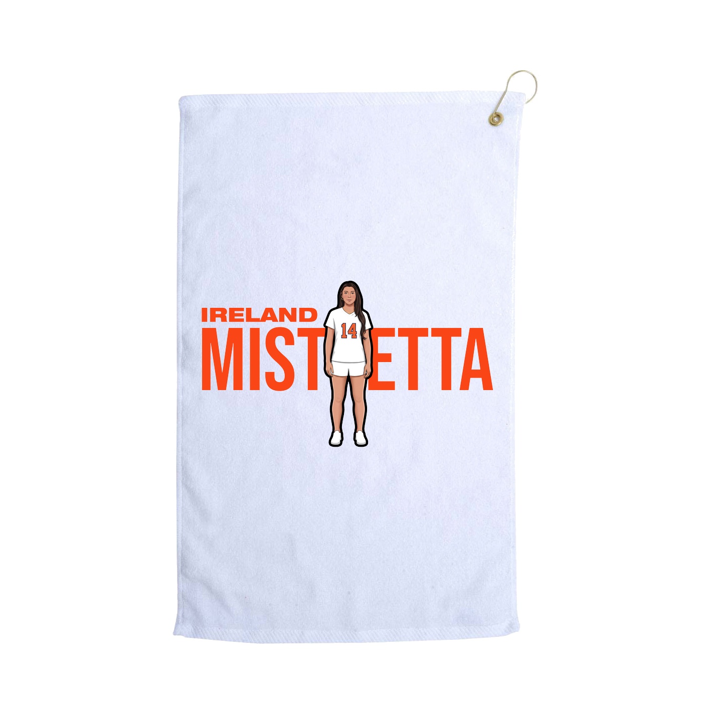 Golf Towel — Player Name in White