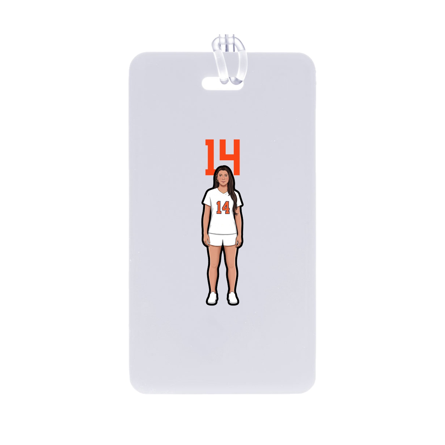 Bag Tag — Number Top in Classic