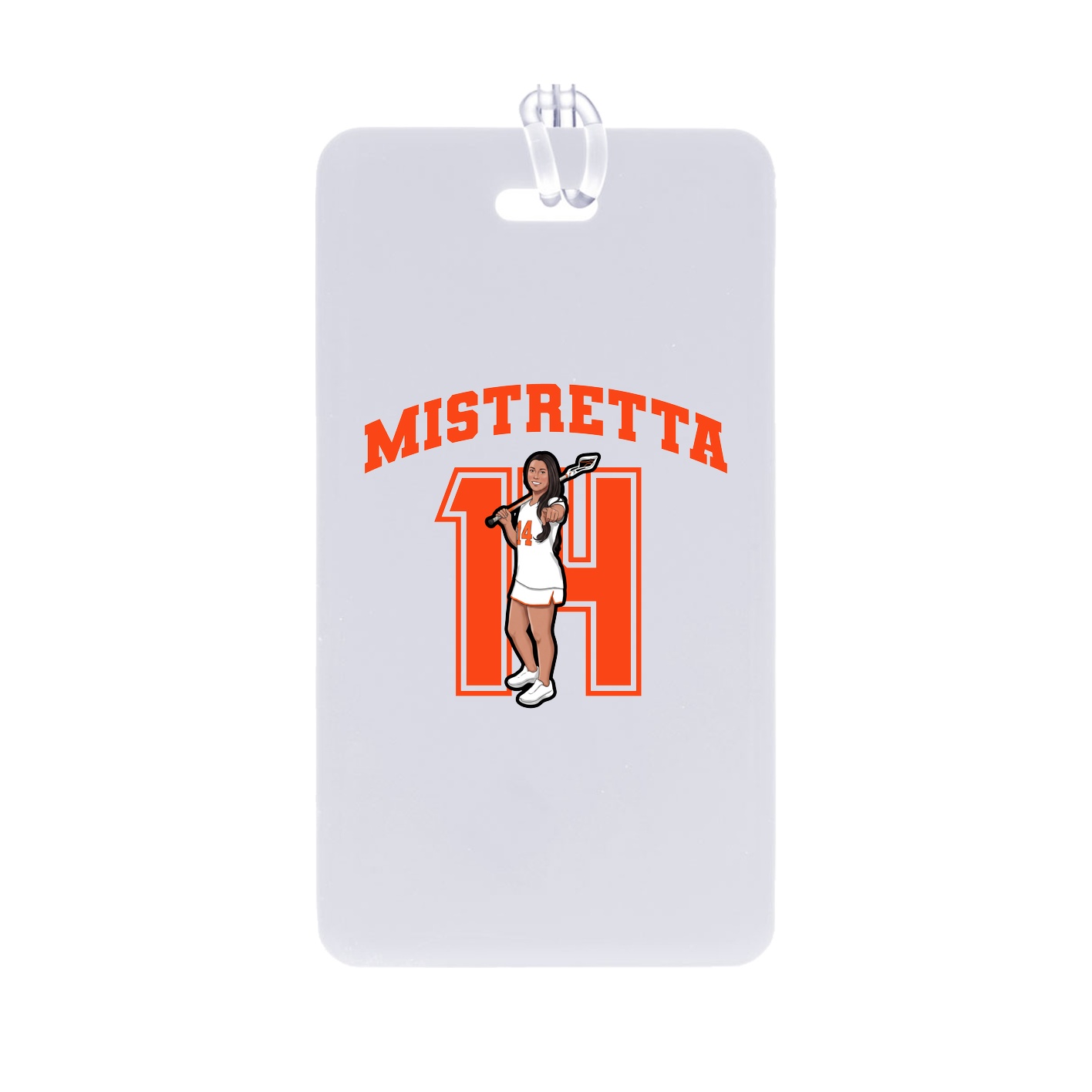 Bag Tag — Number in Classic
