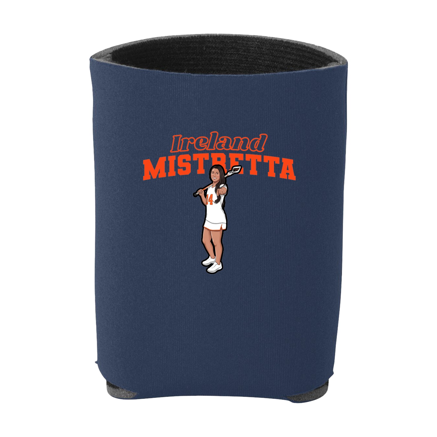 Can Holder — Name Arch in Navy