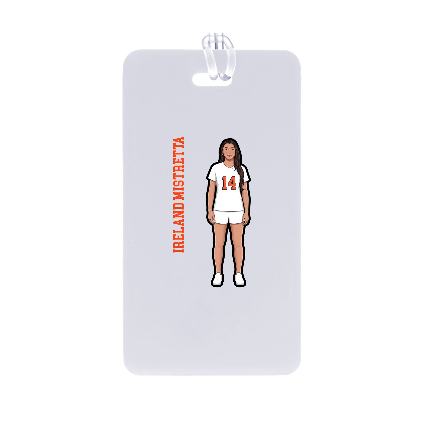 Bag Tag — Name Vertical in Classic