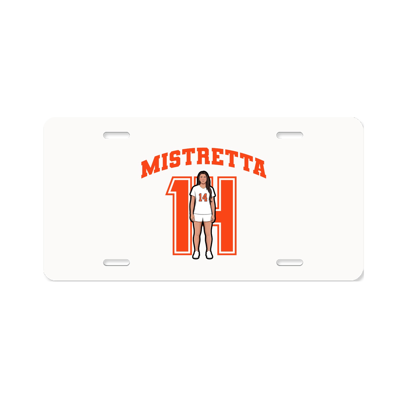 License Plate — Number in Classic