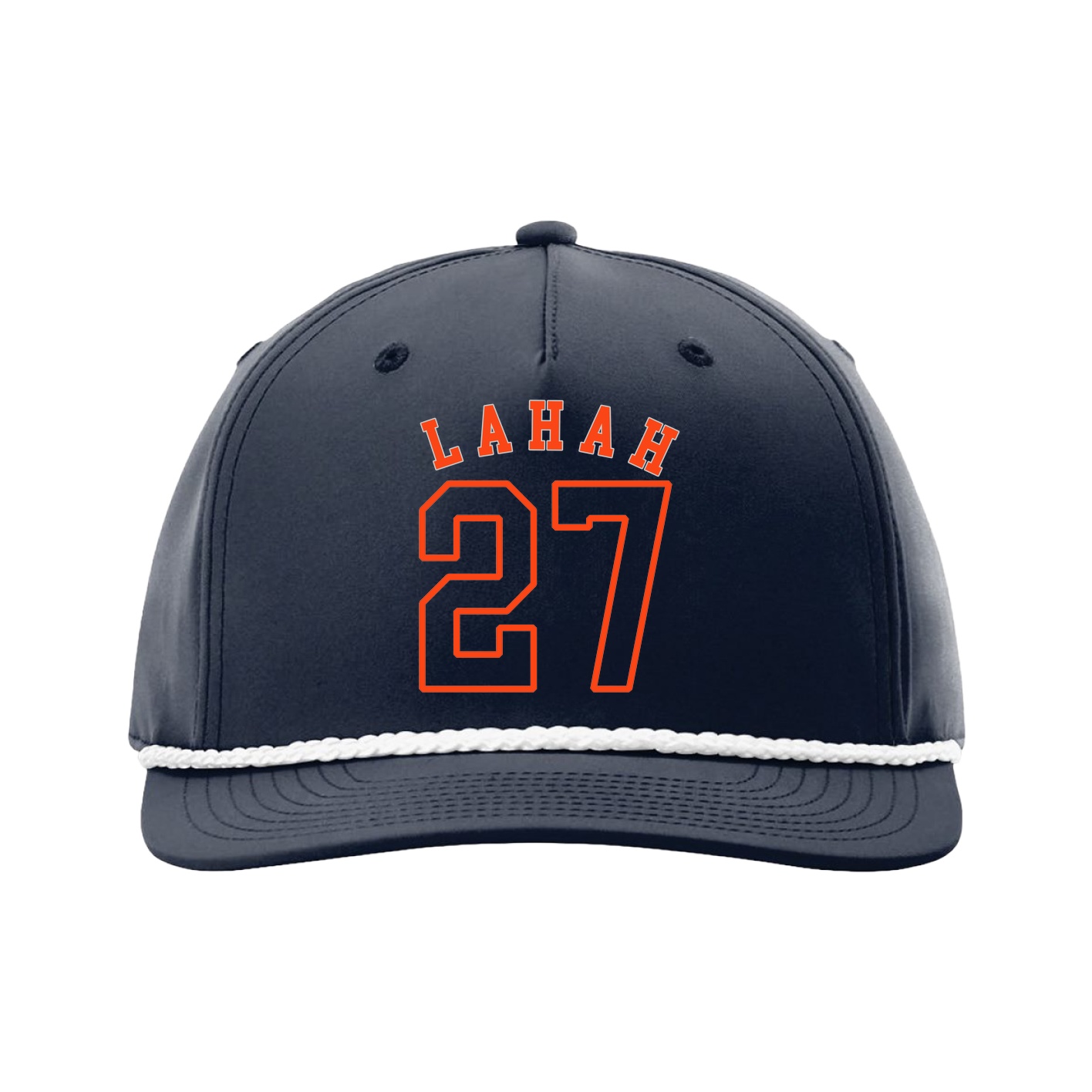 Five-Panel Classic Rope Cap — Shirsey Arch in Navy