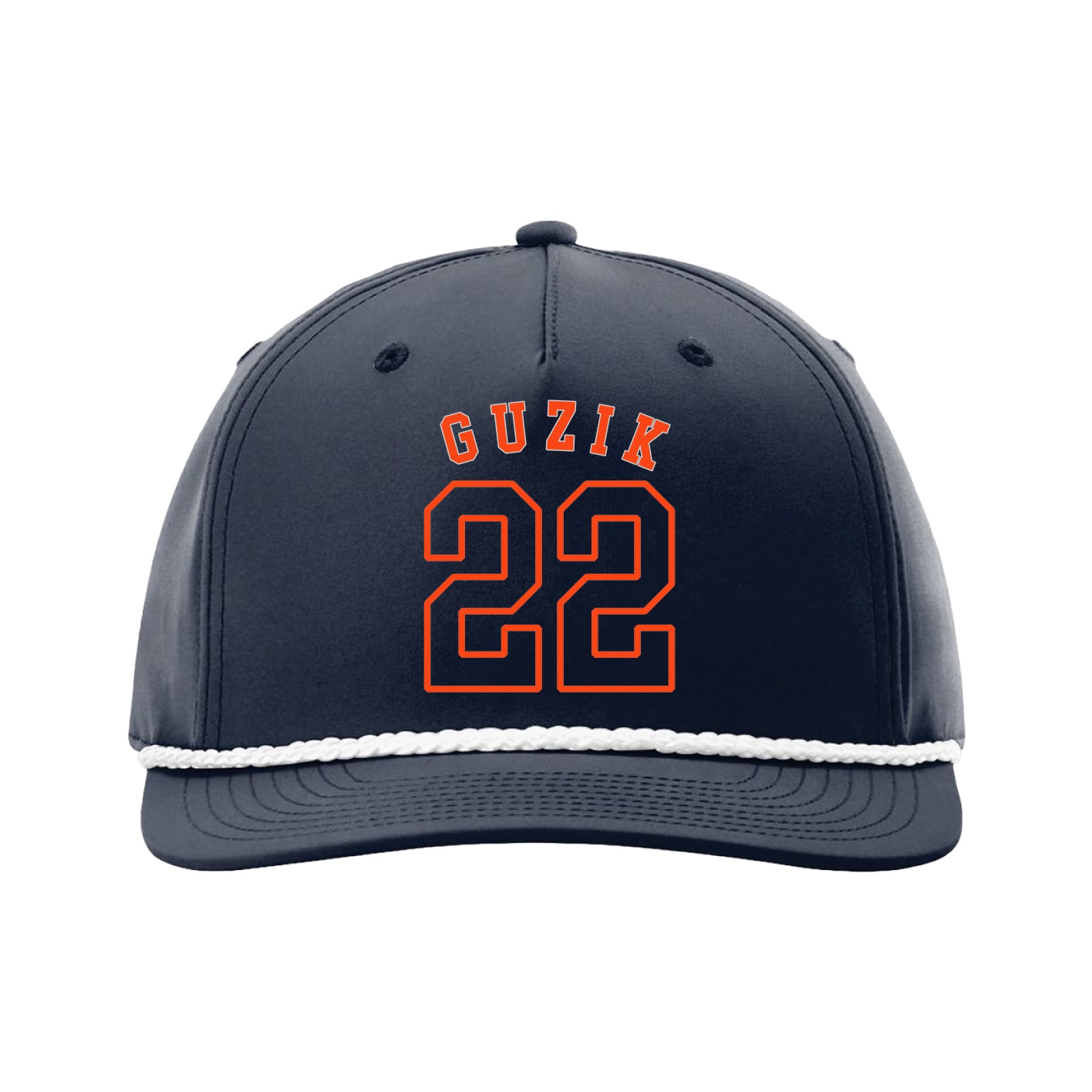 Five-Panel Classic Rope Cap — Shirsey Arch in Navy