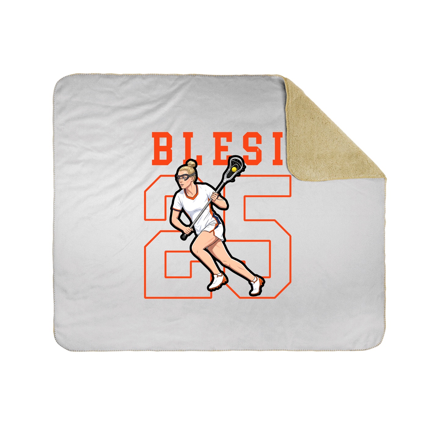 50x60 Sherpa Lined Throw Blanket