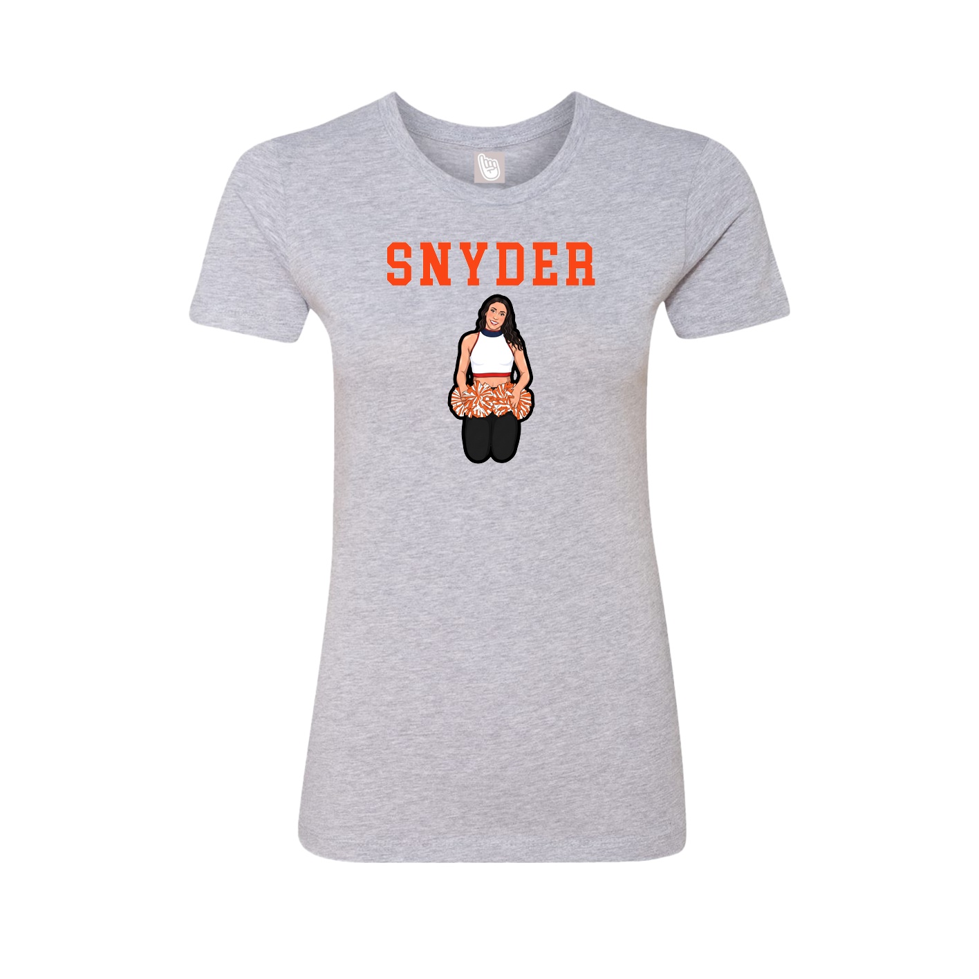 Fitted Women's Tee — Shirsey in Grey