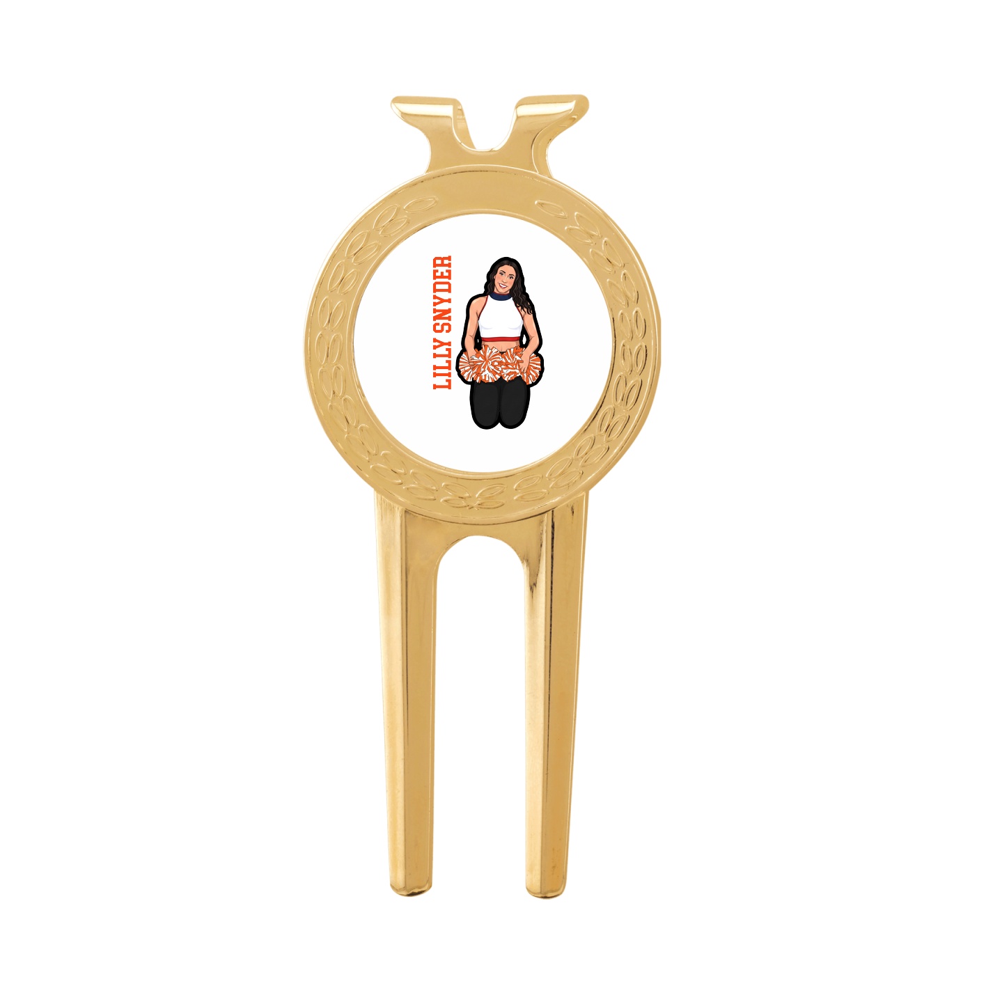 Divot Tool with Ball Marker — Name Vertical in Classic