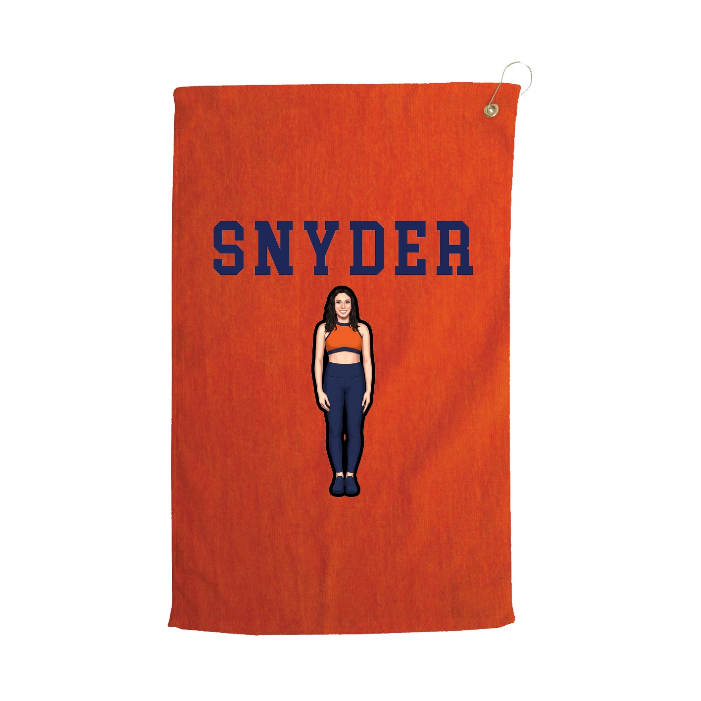 Golf Towel — Shirsey in Orange