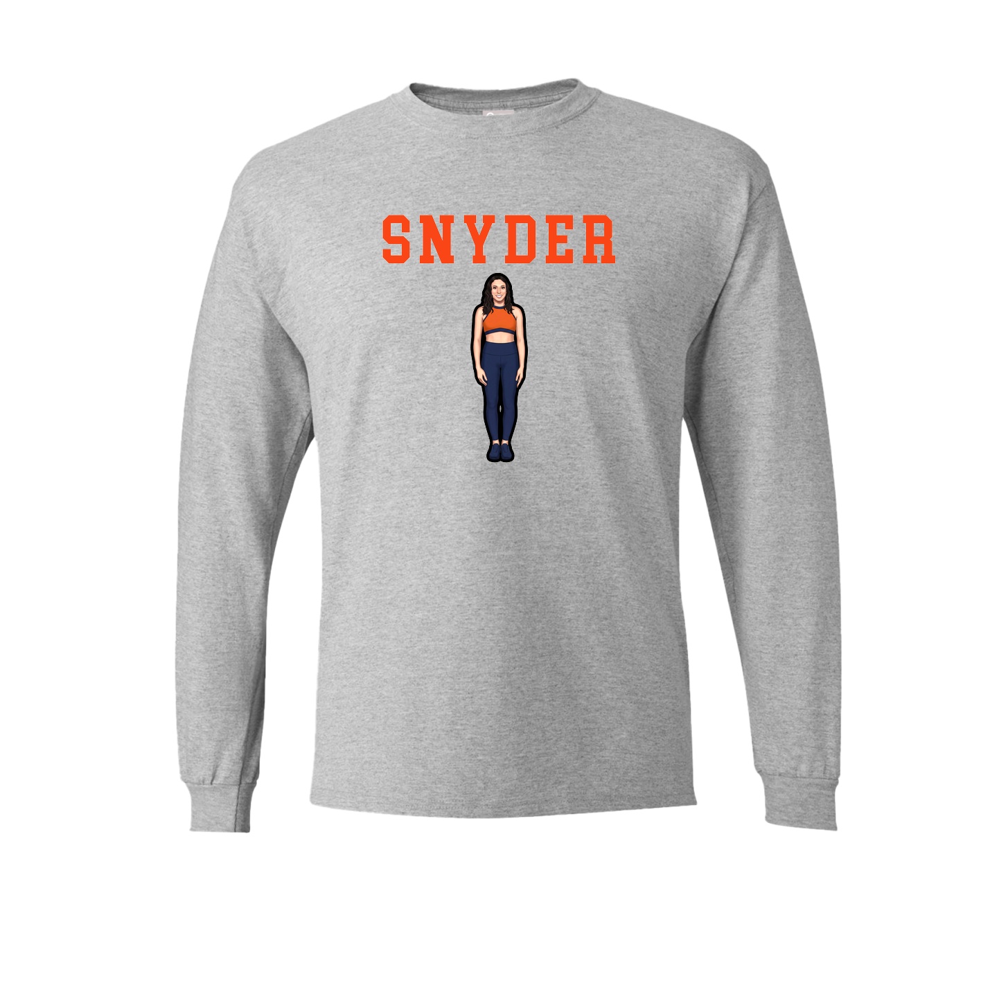 Long Sleeve Tee — Shirsey in Grey