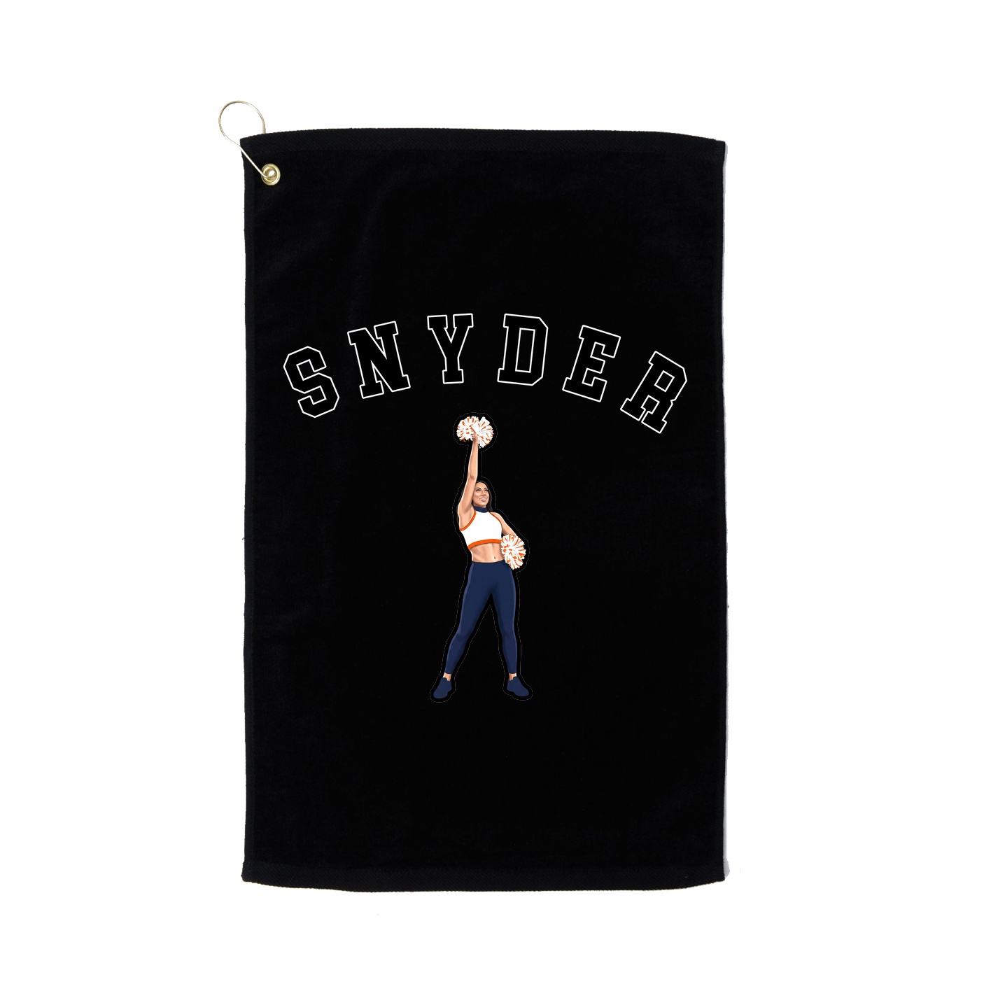 Golf Towel — Shirsey Arch in Black
