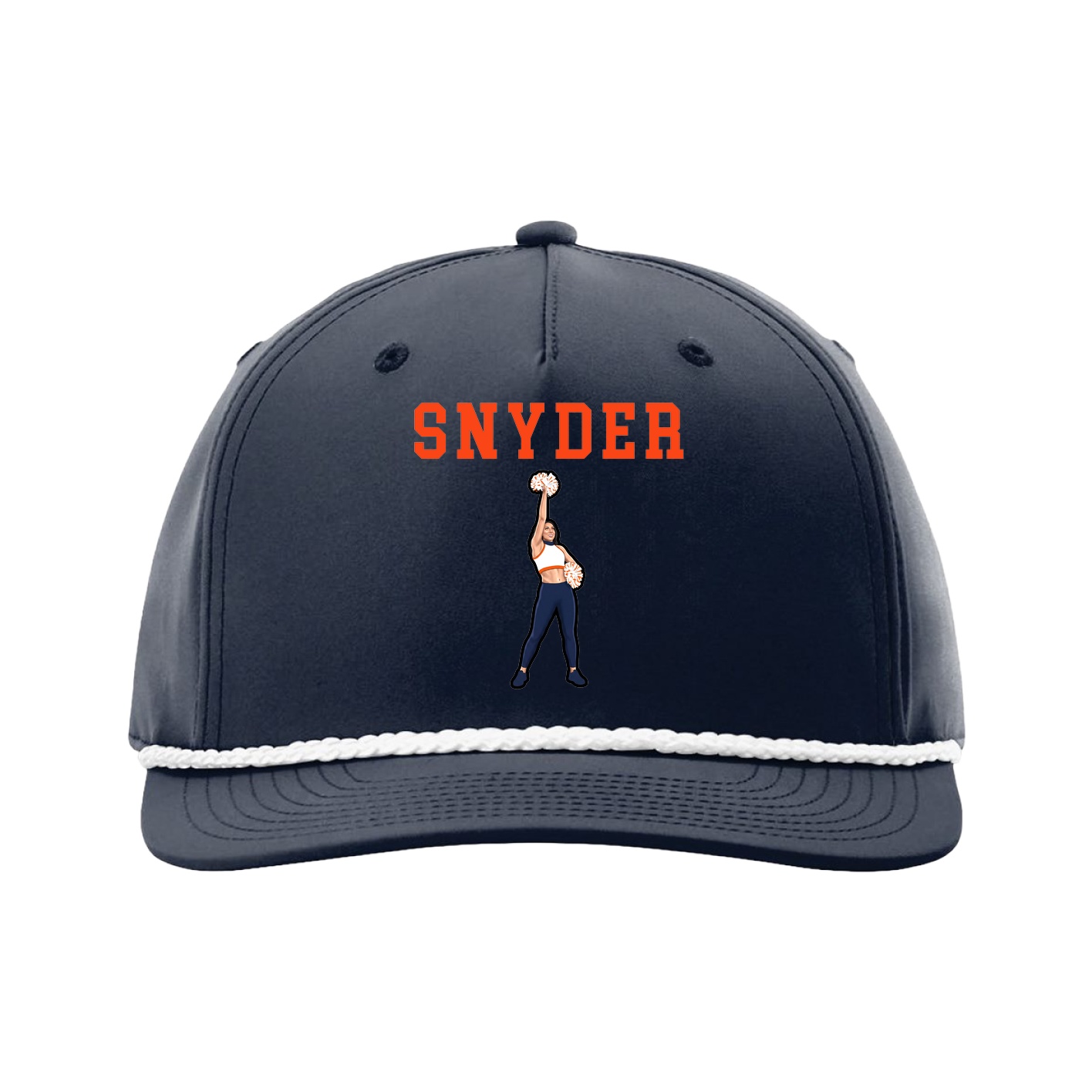 Five-Panel Classic Rope Cap — Shirsey in Navy