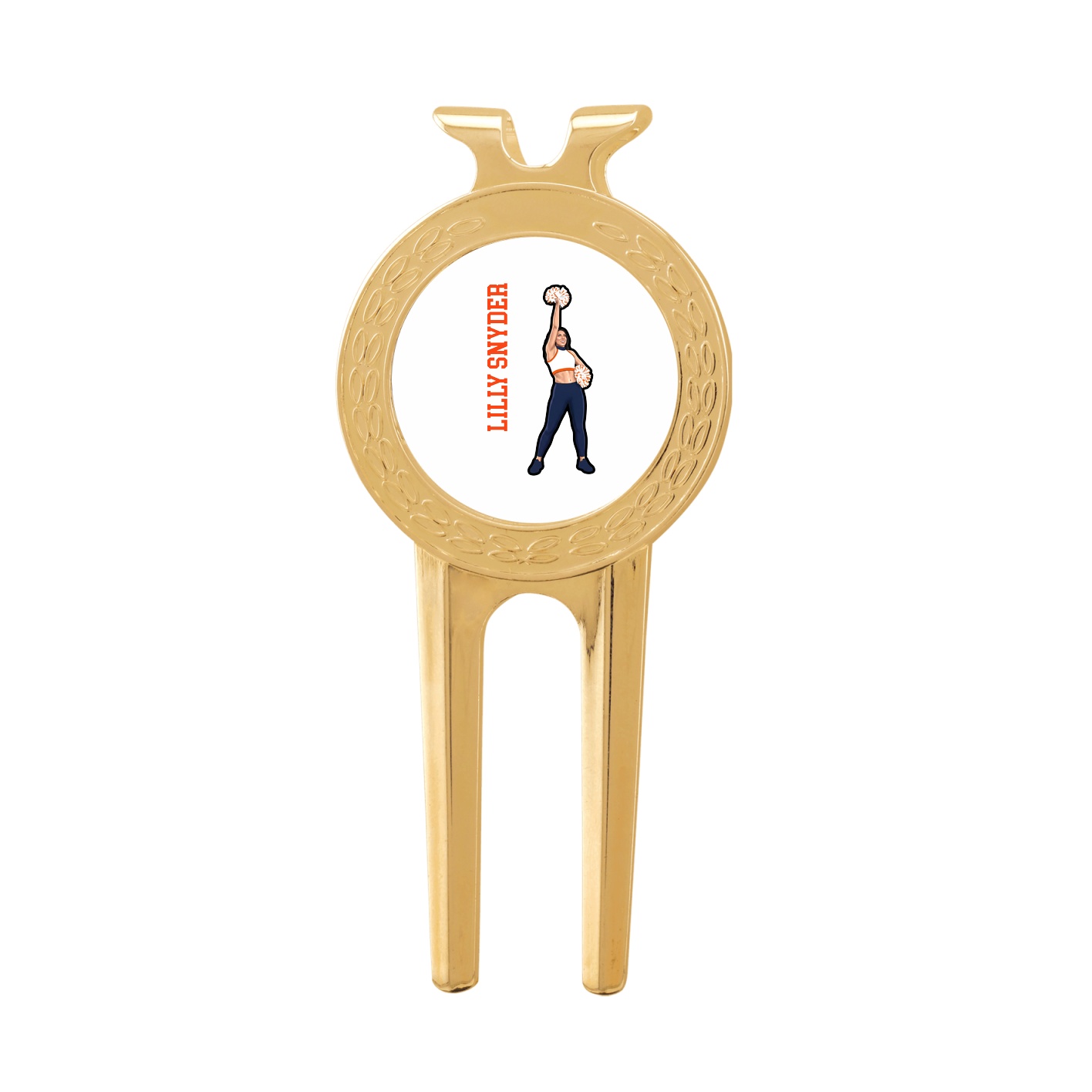 Divot Tool with Ball Marker — Name Vertical in Classic