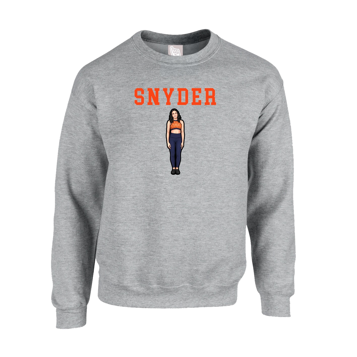 Fleece Crew — Shirsey in Grey