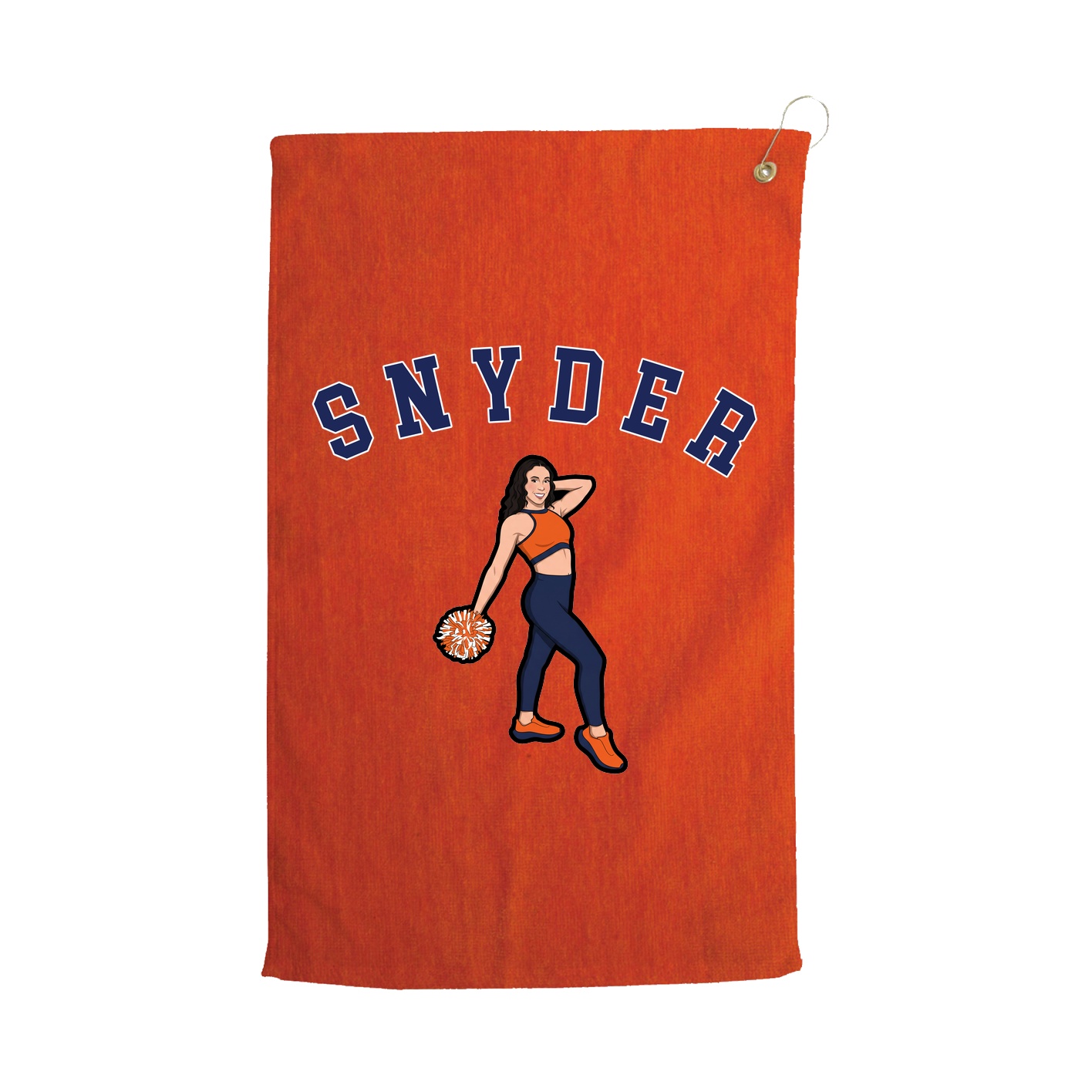 Golf Towel — Shirsey Arch in Orange