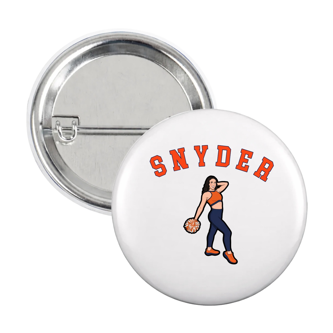 Game Day Button — Shirsey Arch in White