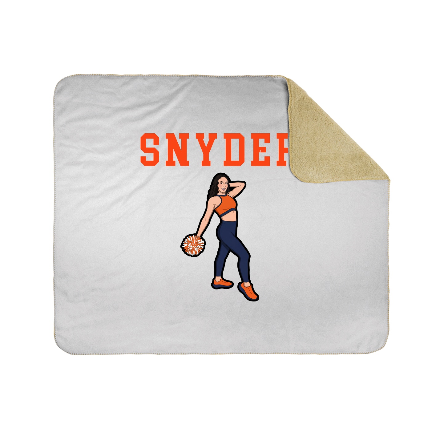Throw Blanket — Shirsey in White