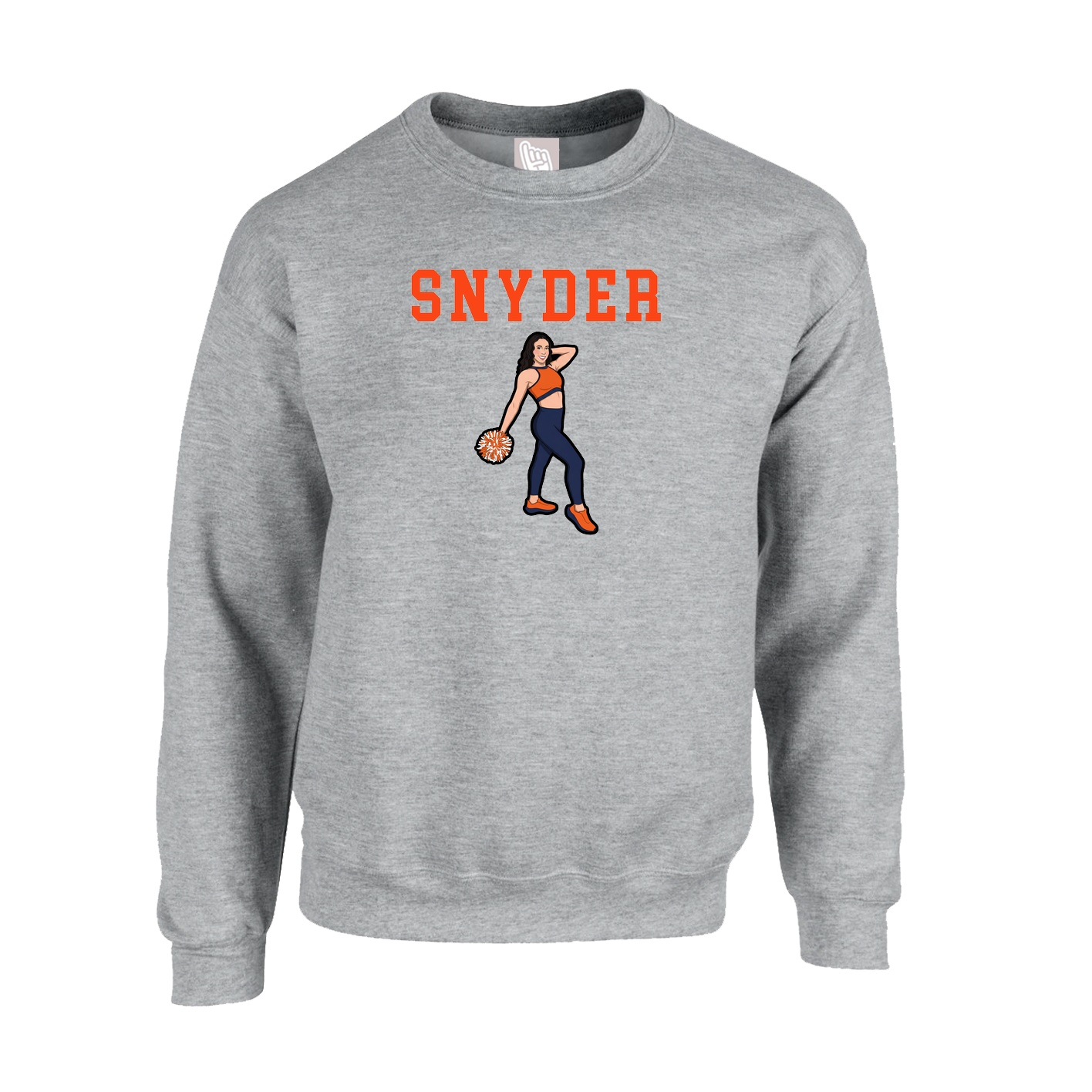 Fleece Crew — Shirsey in Grey