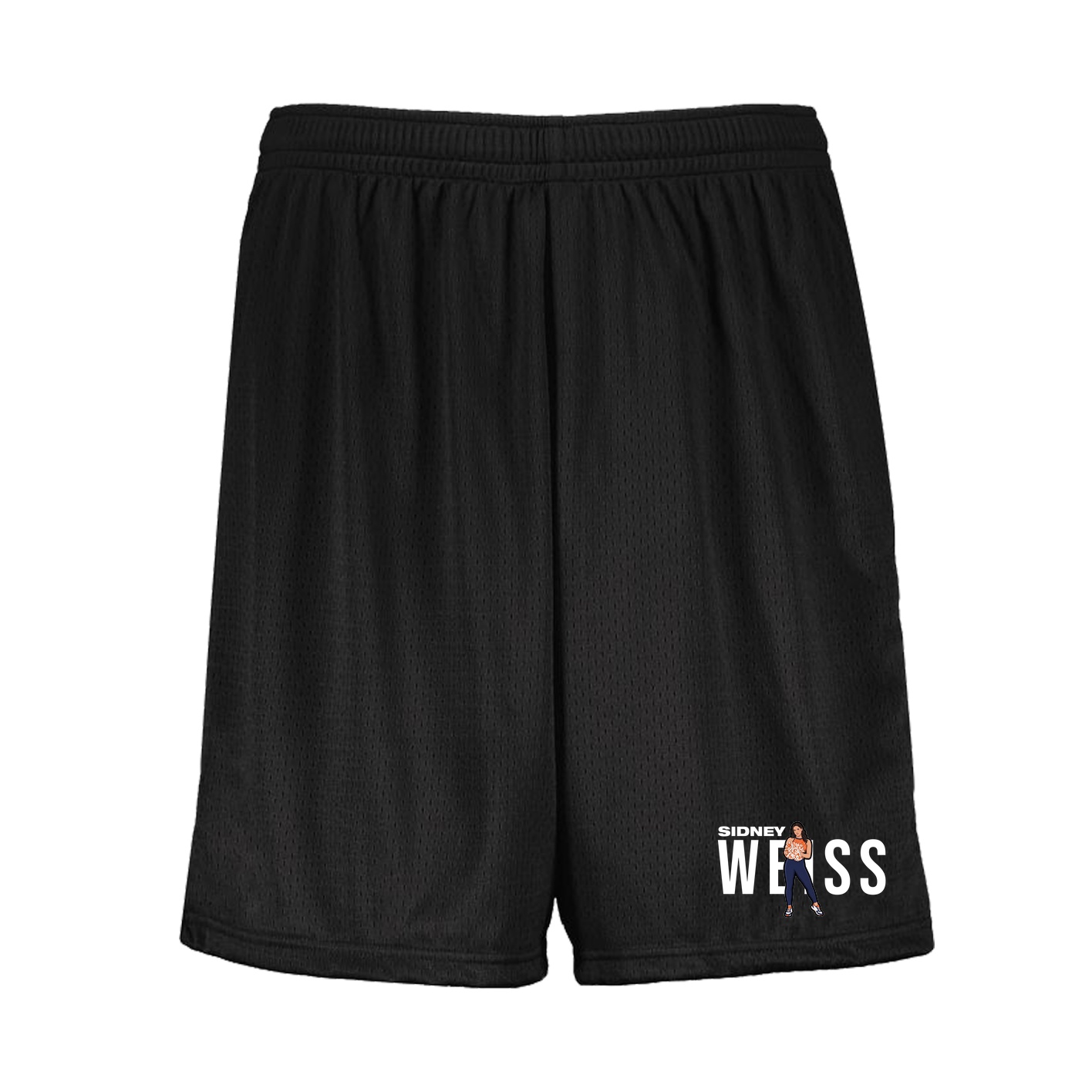 Shorts — Player Name in Black
