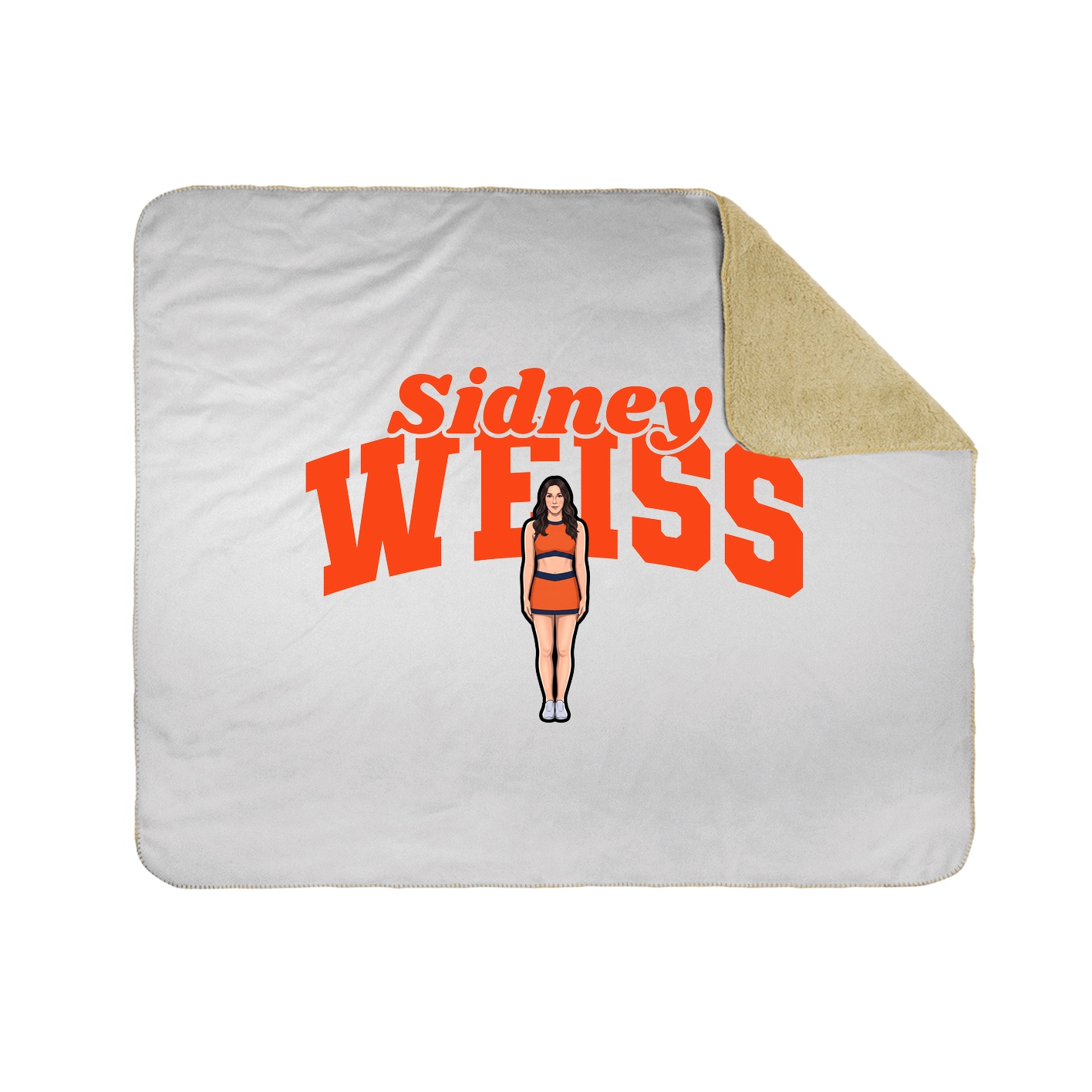 Throw Blanket — Signature Arch in White