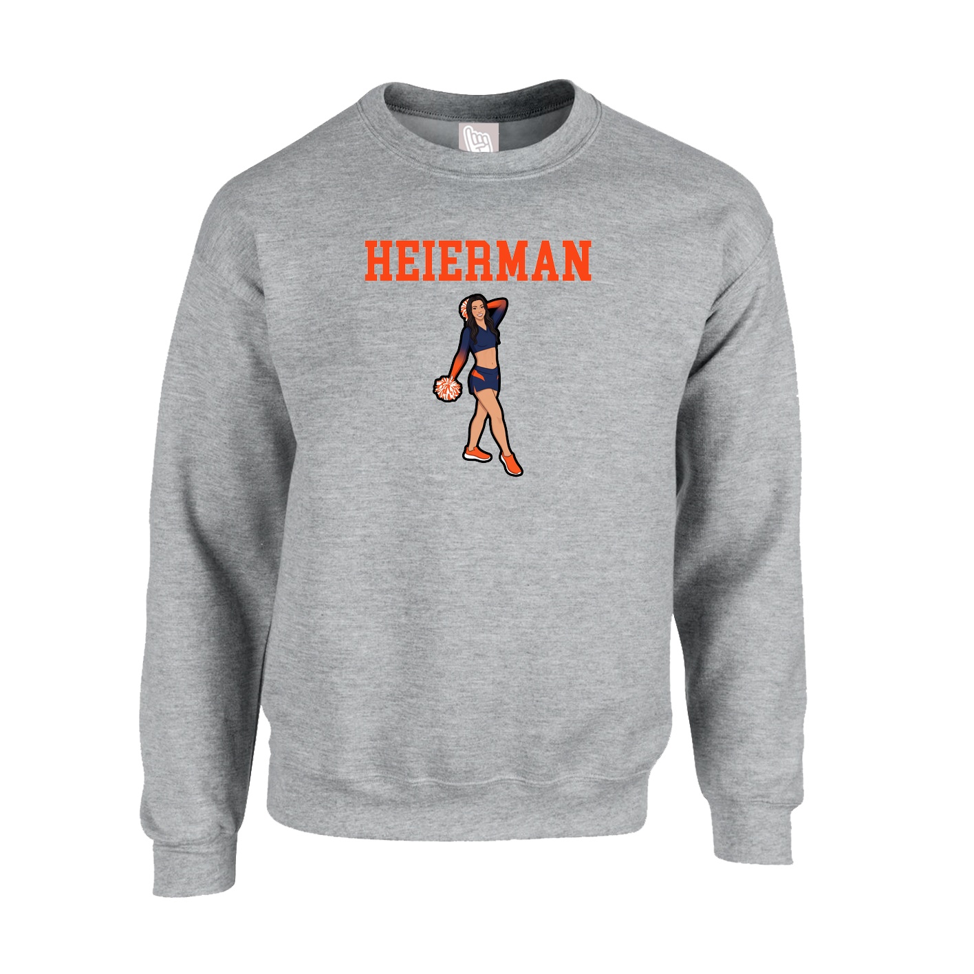 Fleece Crew — Shirsey in Grey
