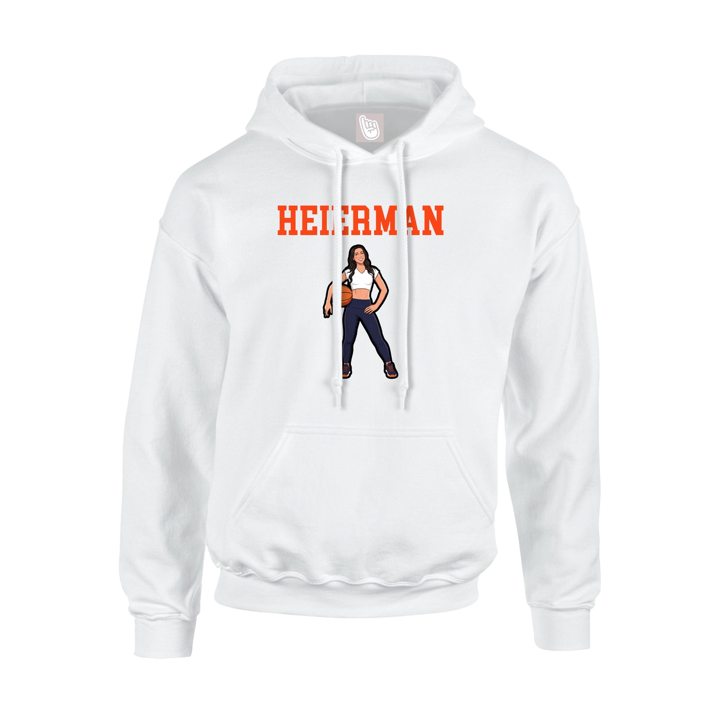 Hoodie — Shirsey in White