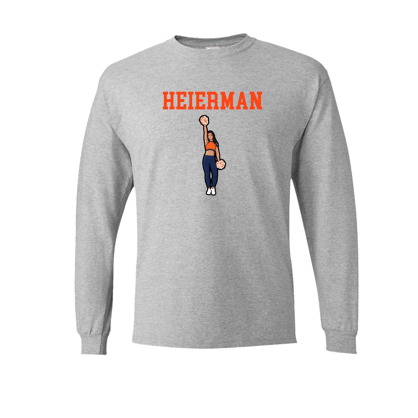 Long Sleeve Tee — Shirsey in Grey