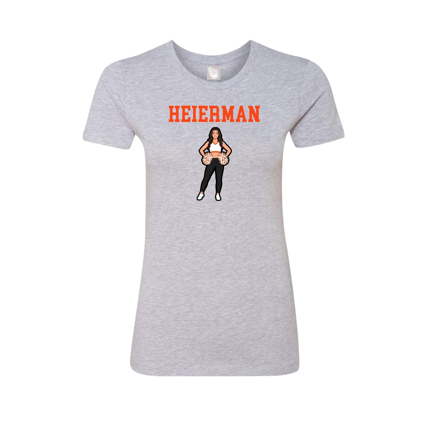 Fitted Women's Tee — Shirsey in Grey