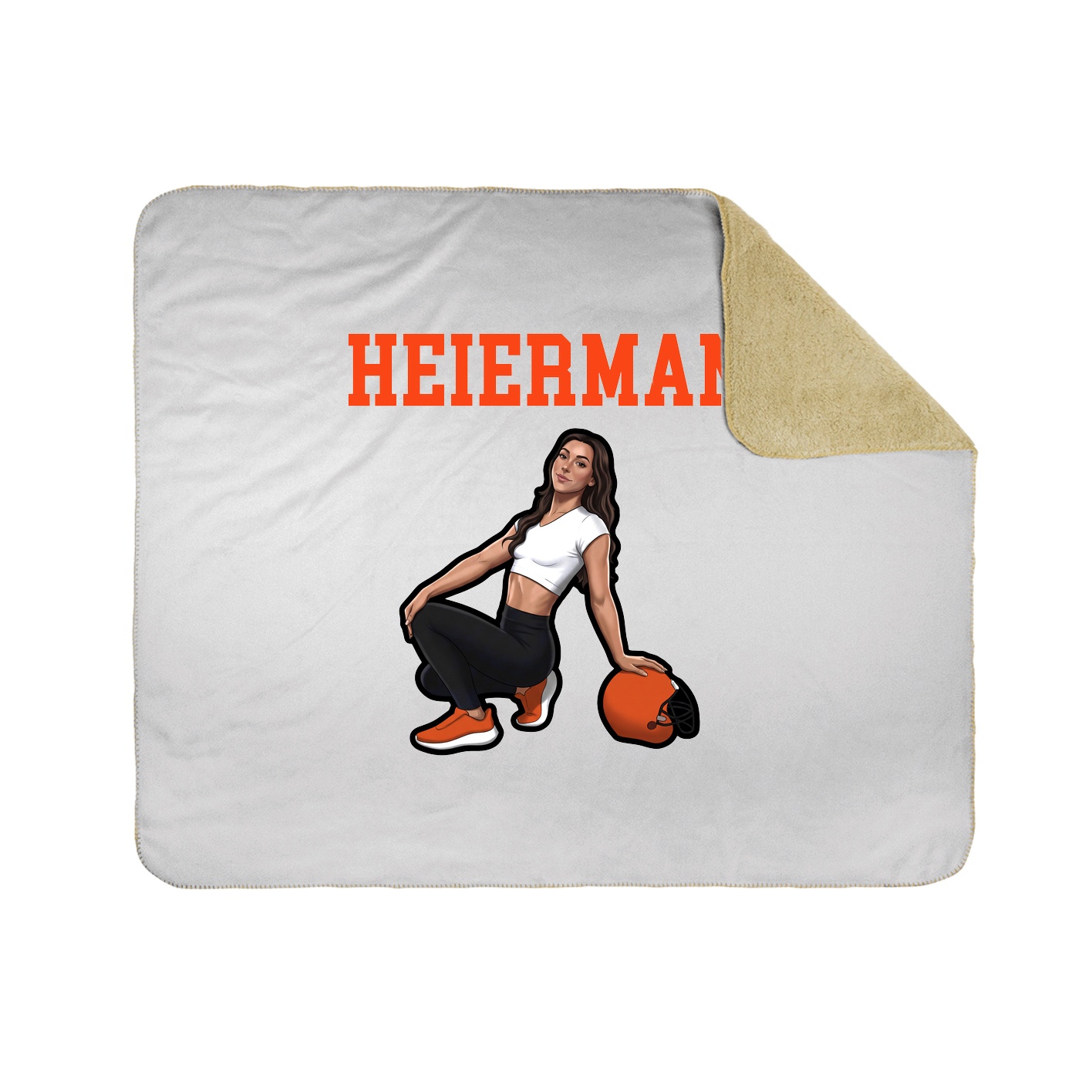Throw Blanket — Shirsey in White