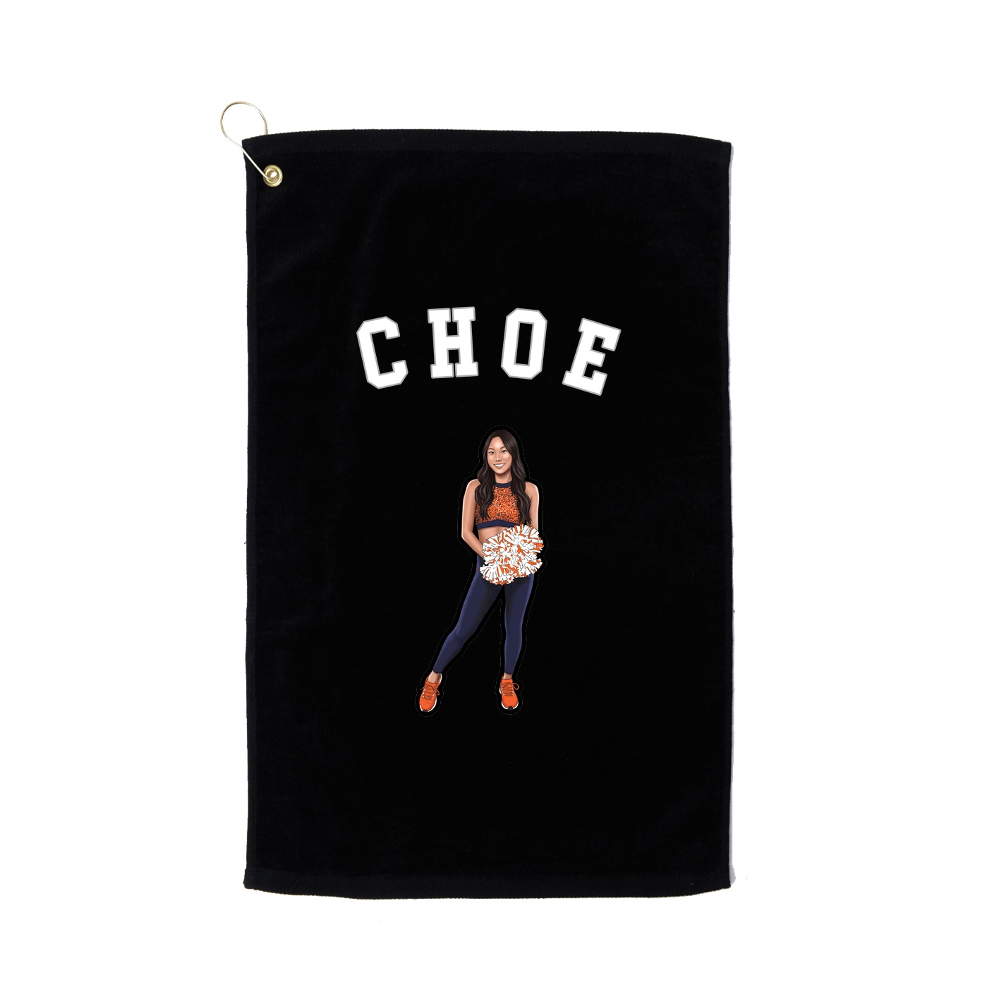 Golf Towel — Shirsey Arch in Black