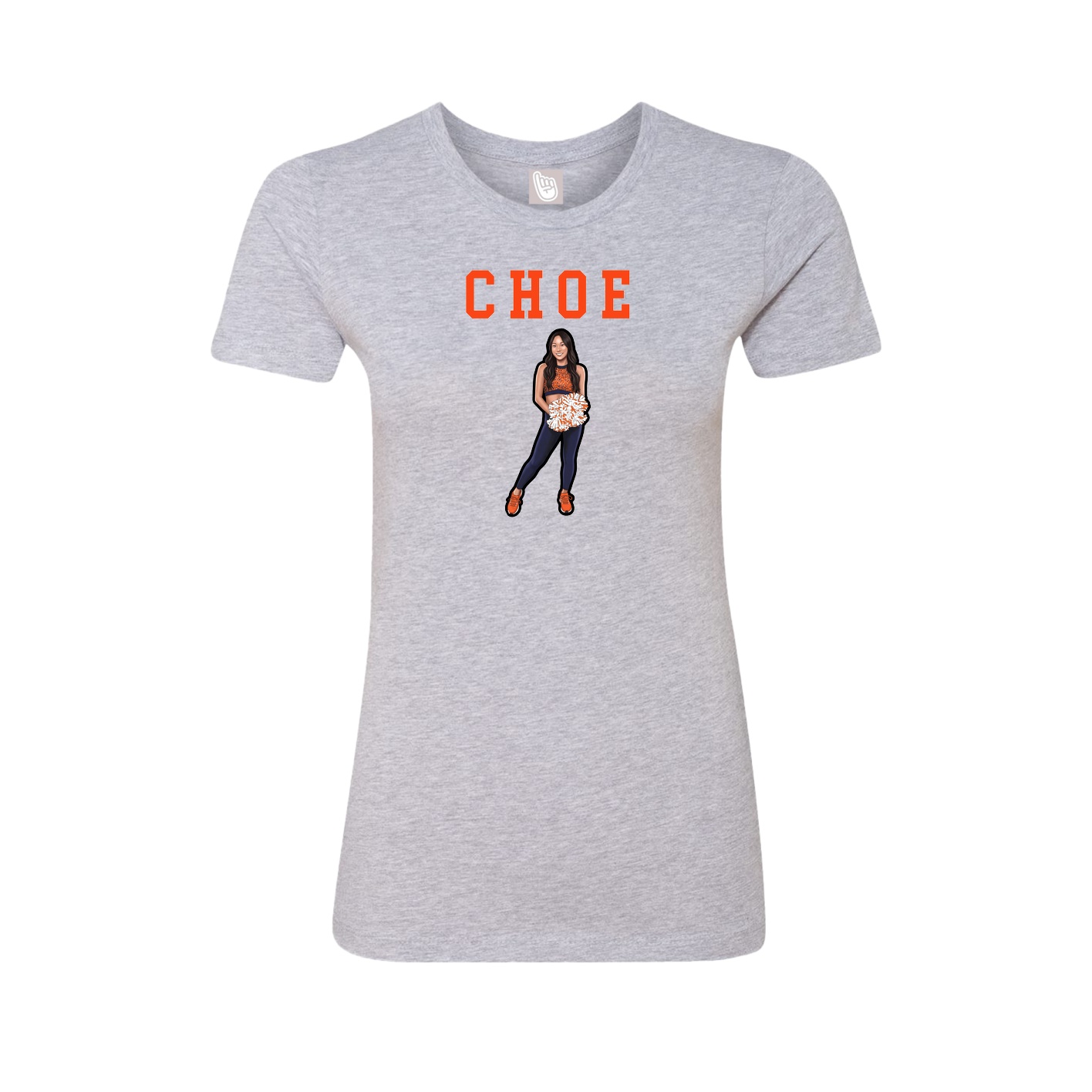 Fitted Women's Tee — Shirsey in Grey