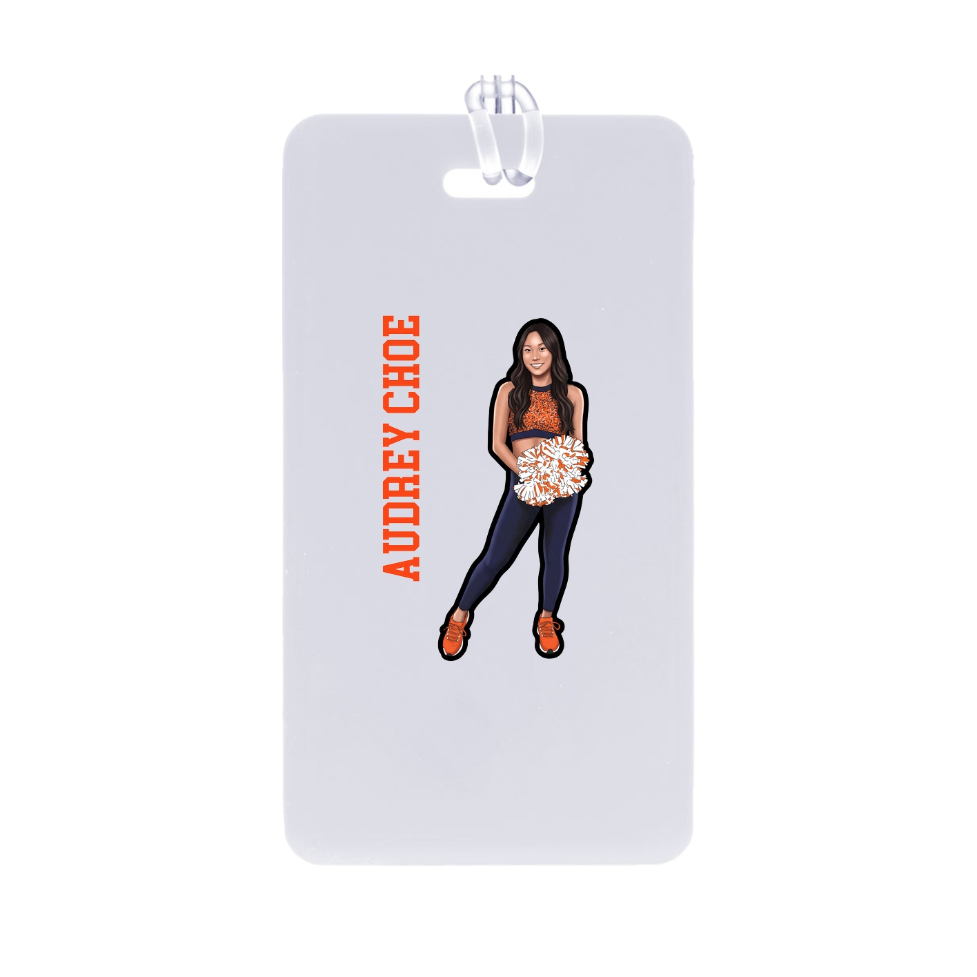 Bag Tag — Name Vertical in Classic