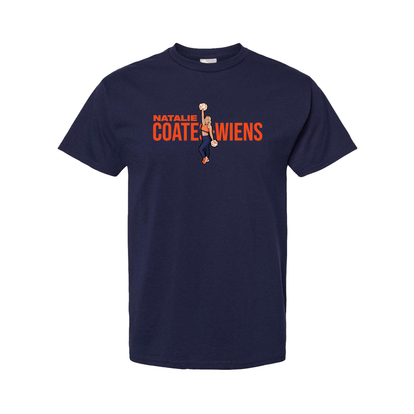 Tee — Player Name in Navy