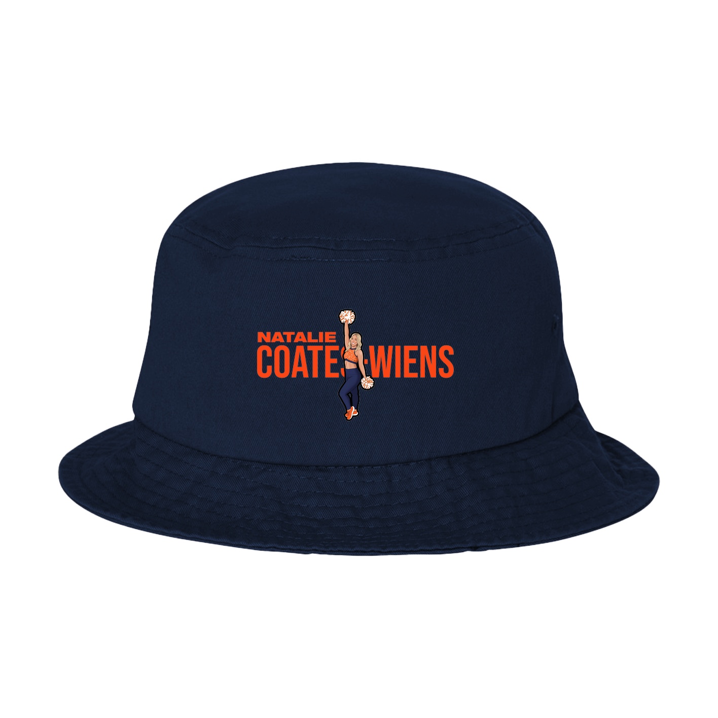 Bucket Cap — Player Name in Navy