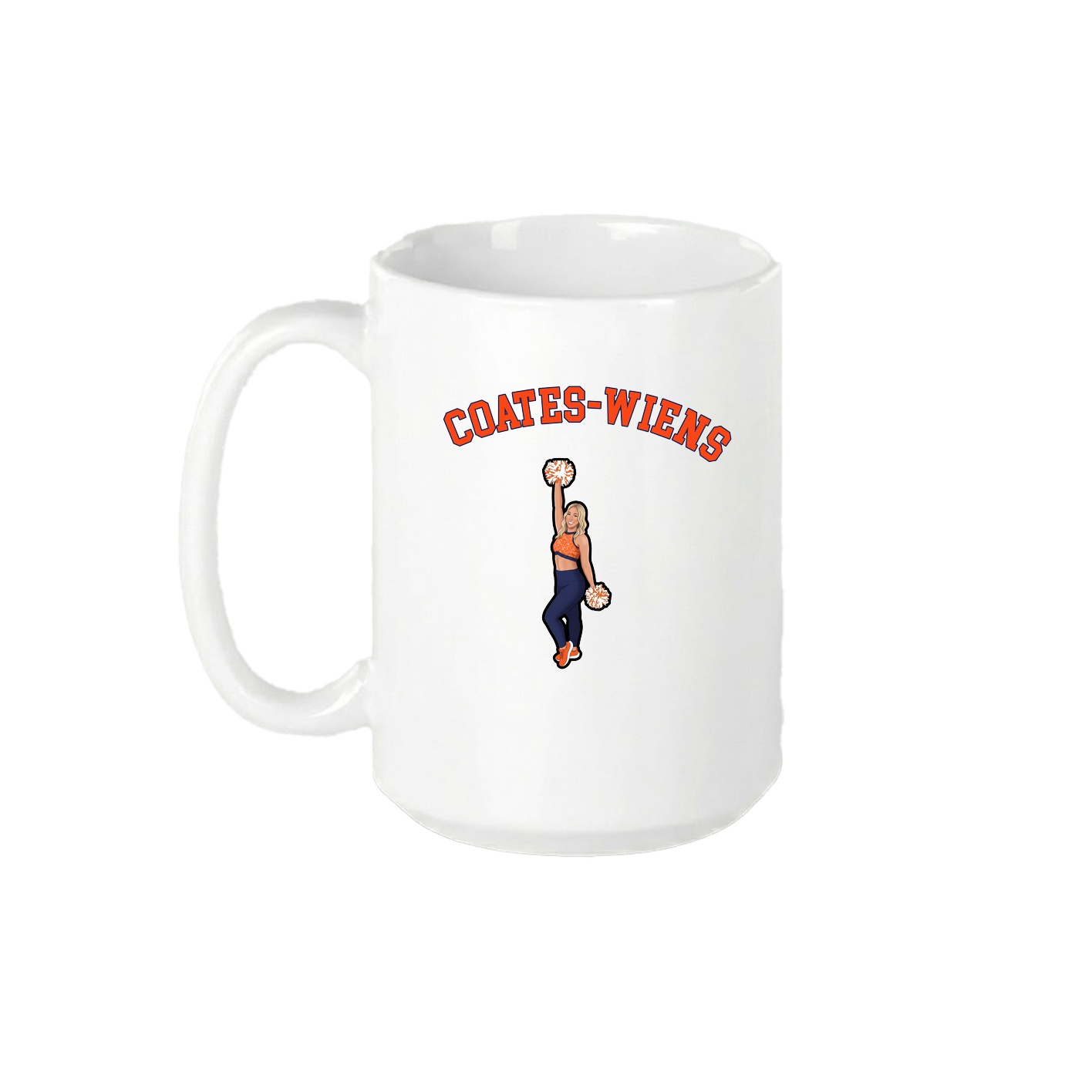 15oz Coffee Mug — Shirsey Arch in White
